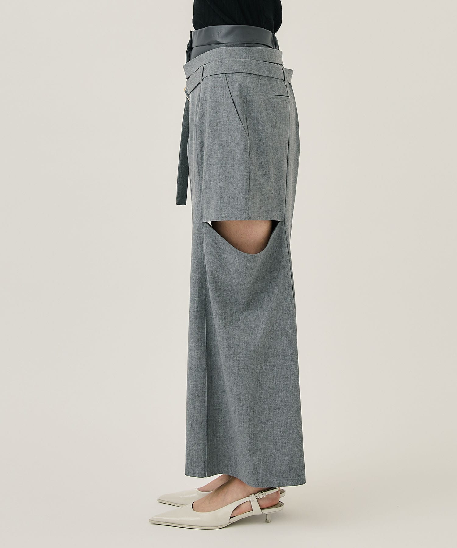 T/R LAYERED NOTCH TIGHT LONG SKIRT(2 GREY): THINGS THAT MATTER