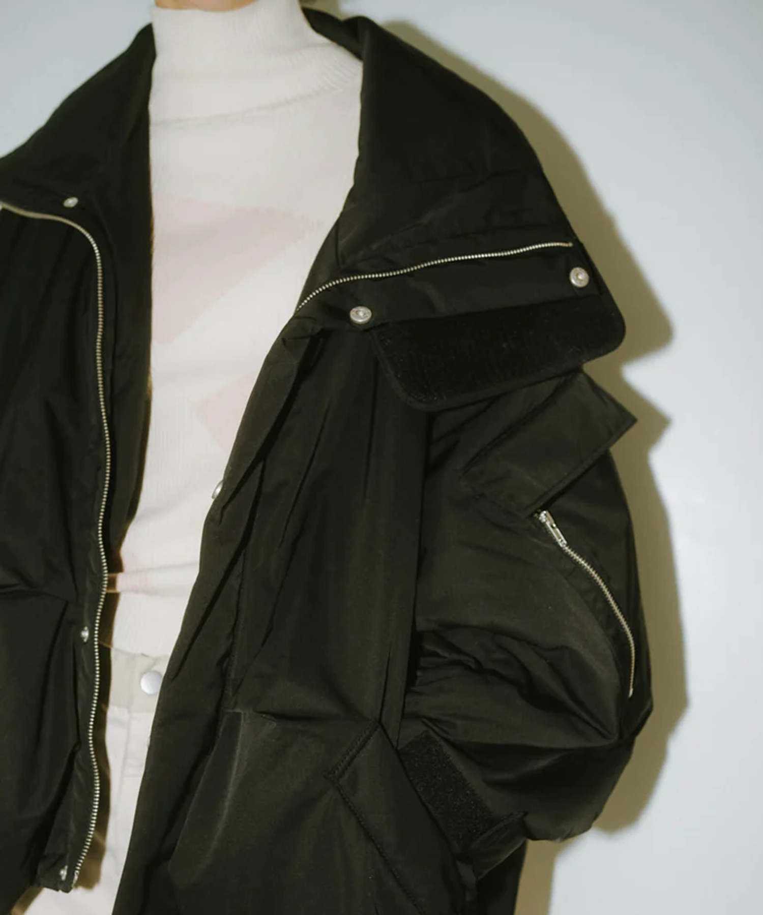 stand collar down jacket(S BLACK): KnuthMarf: WOMENS｜ STUDIOUS