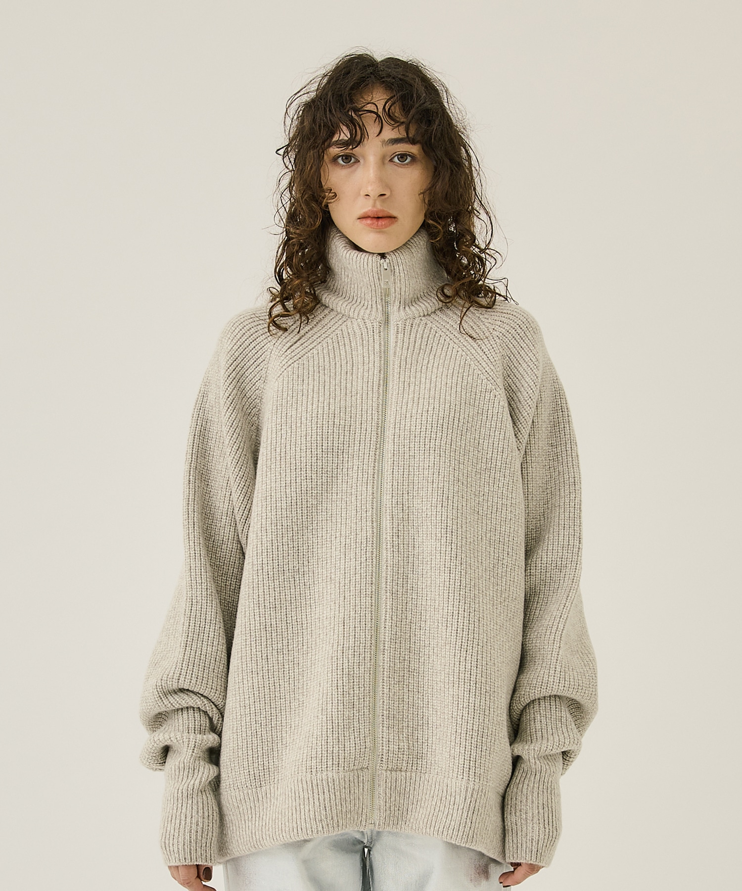 clesste OVERSIZED DRIVERS KNIT VEST - ベスト