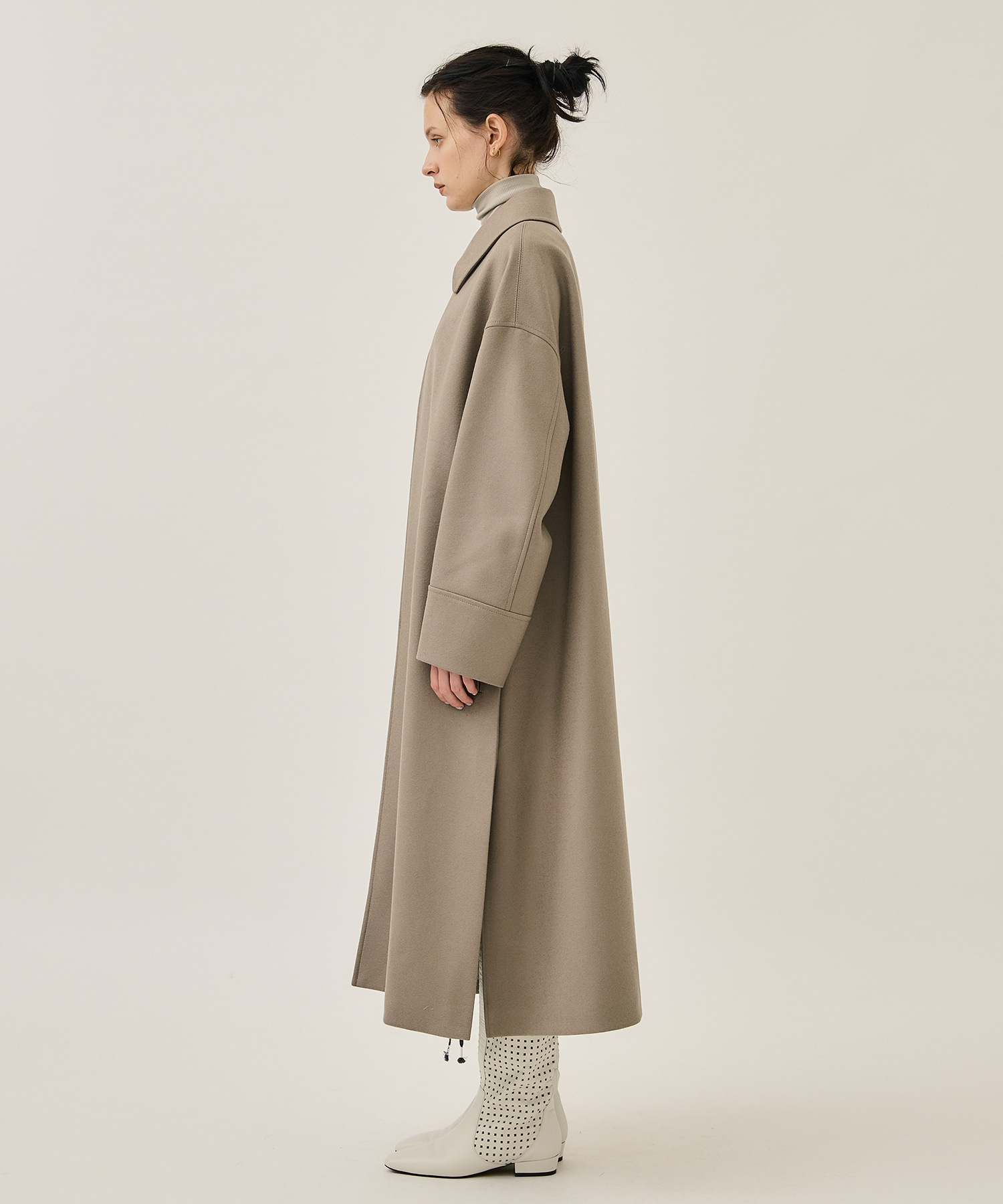 THE BAL COLLAR COAT(36 BEIGE): THE RERACS: WOMENS｜ STUDIOUS