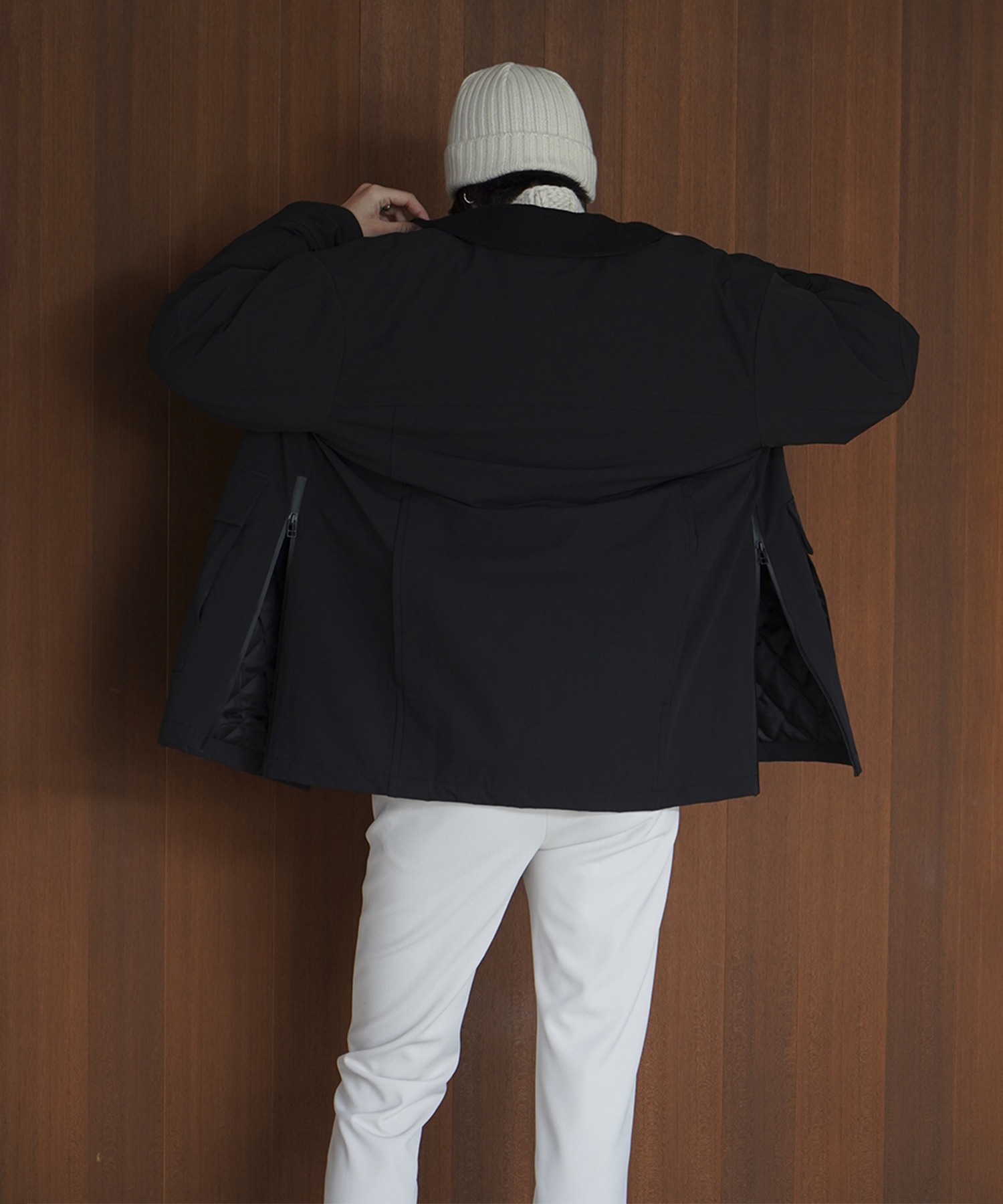 OVER QUILTING HUNTING JACKET CLANE