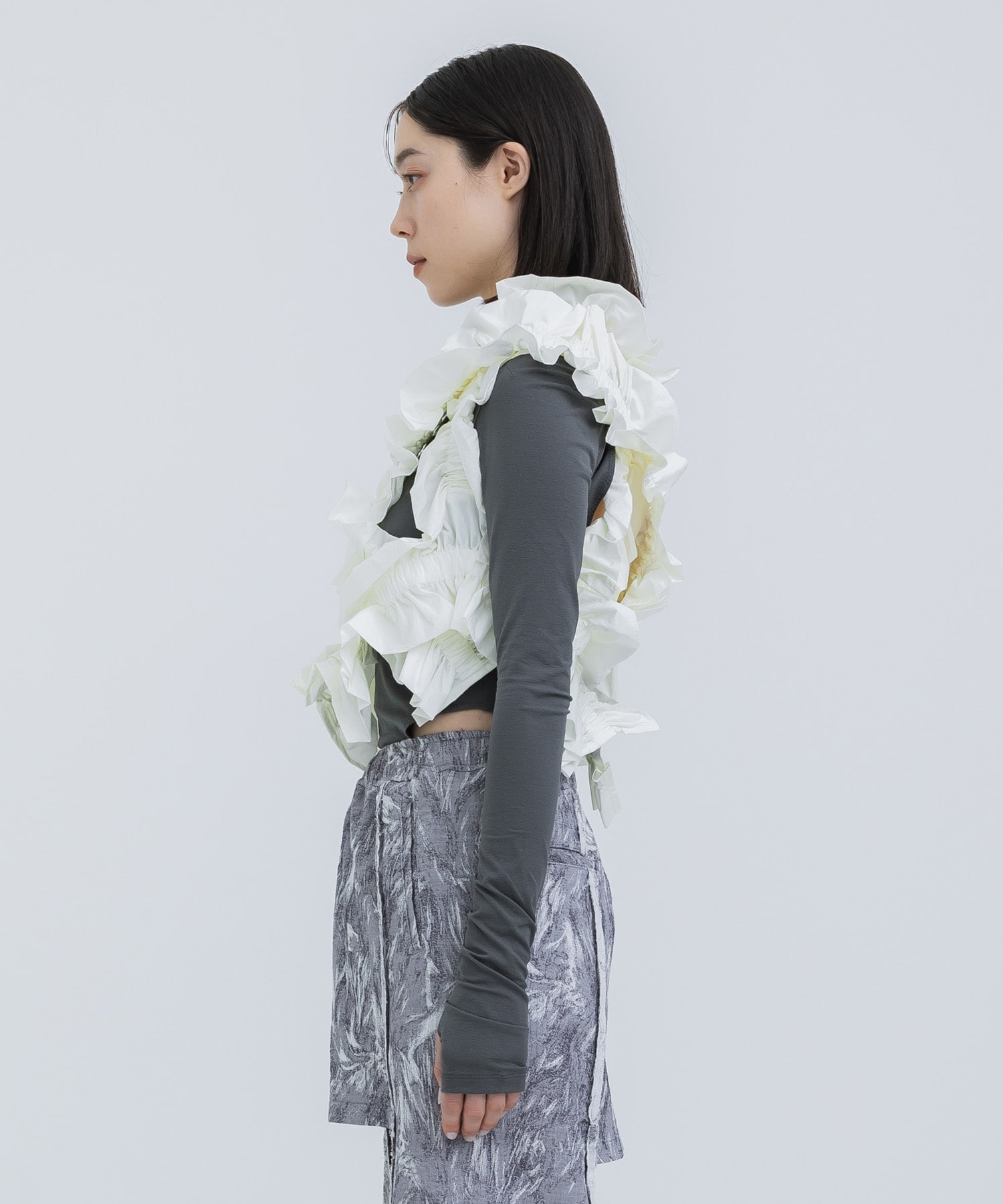 kiki frill vest(FREE WHITE): HOUGA: WOMENS｜ STUDIOUS ONLINE公式 