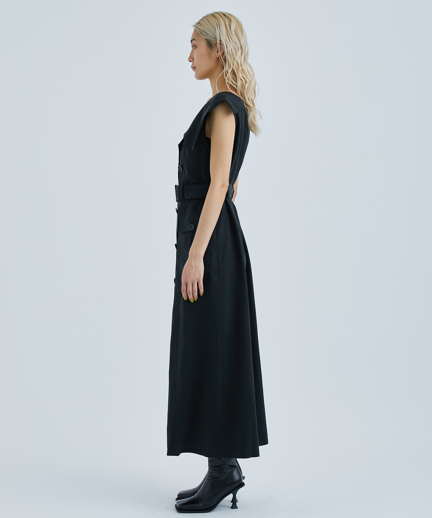 Consuelo dress BK(1 BLACK): AKIRANAKA: STUDIOUS WOMEN｜ STUDIOUS 