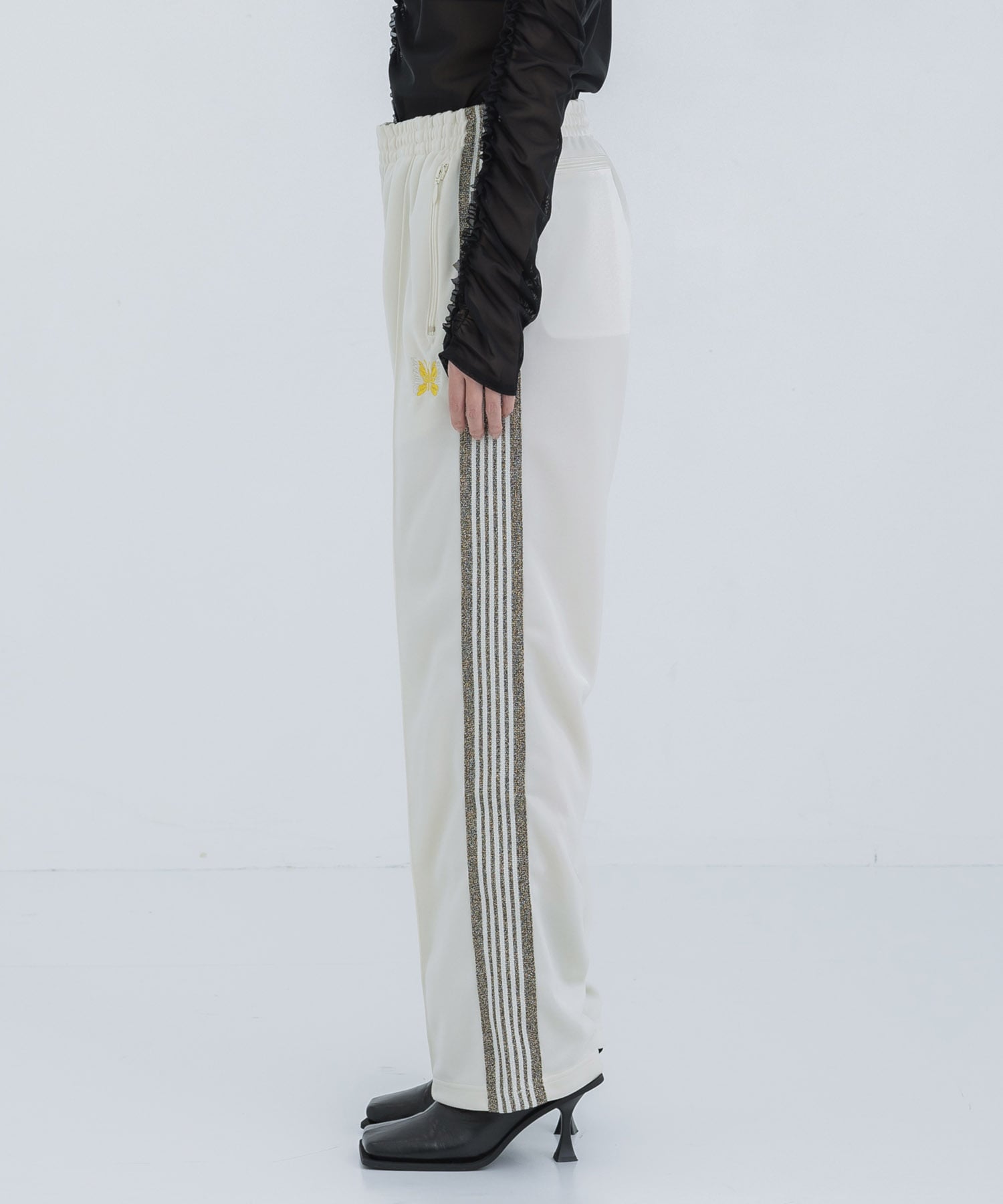 シルエットストレートNeedles Track Pants STRAIGHT ivory