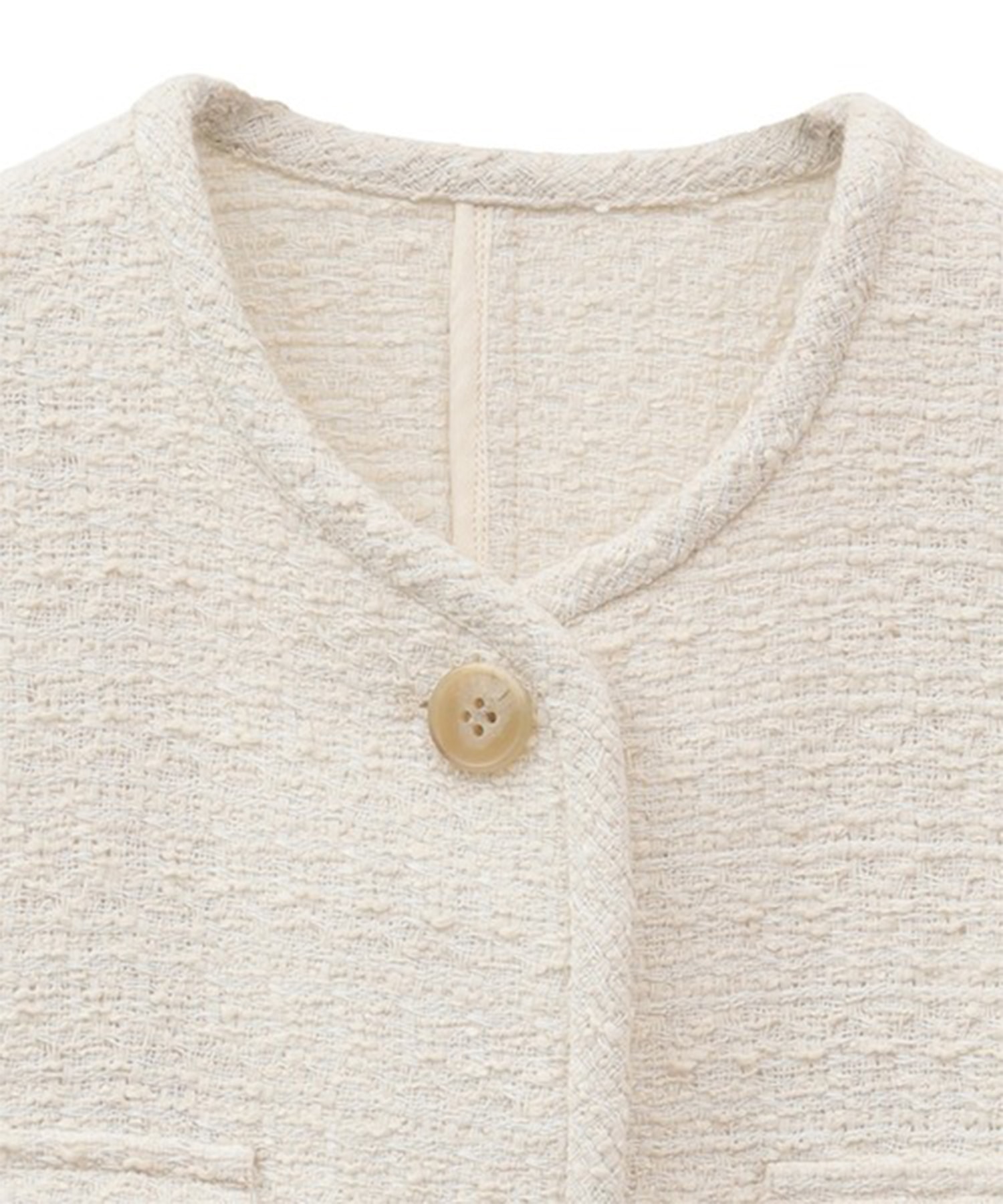 HALF SLEEVE TWEED JACKET CLANE