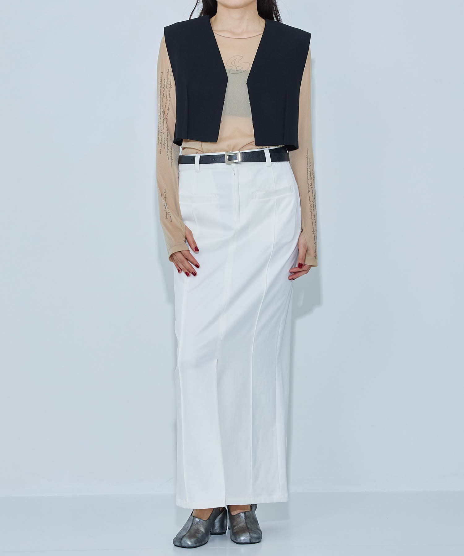 Cropped Tailored Vest STUDIOUS