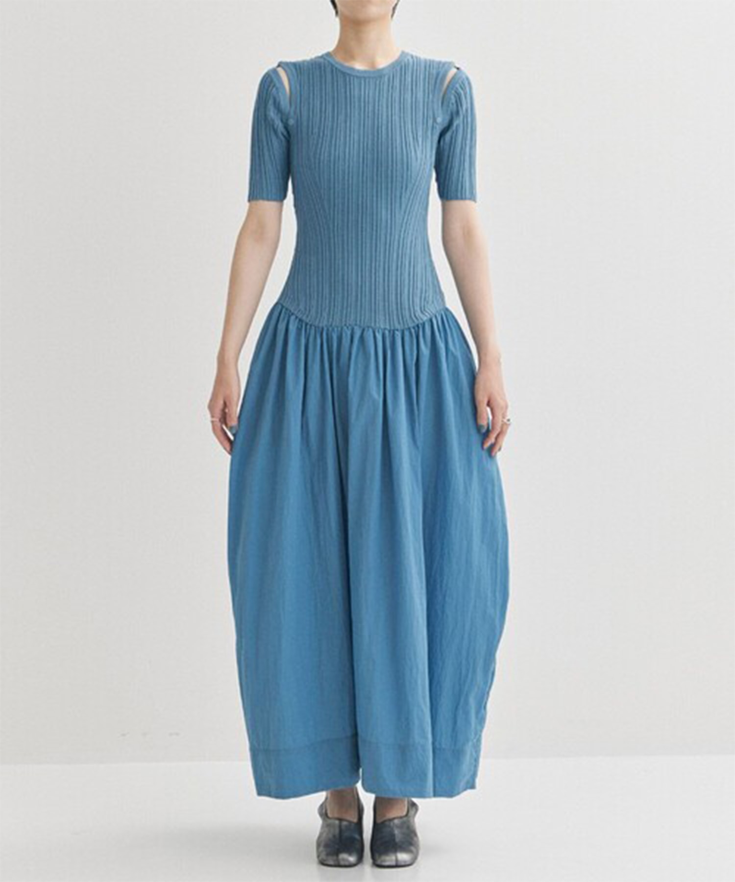 2way Sleeve Knit Dress STUDIOUS