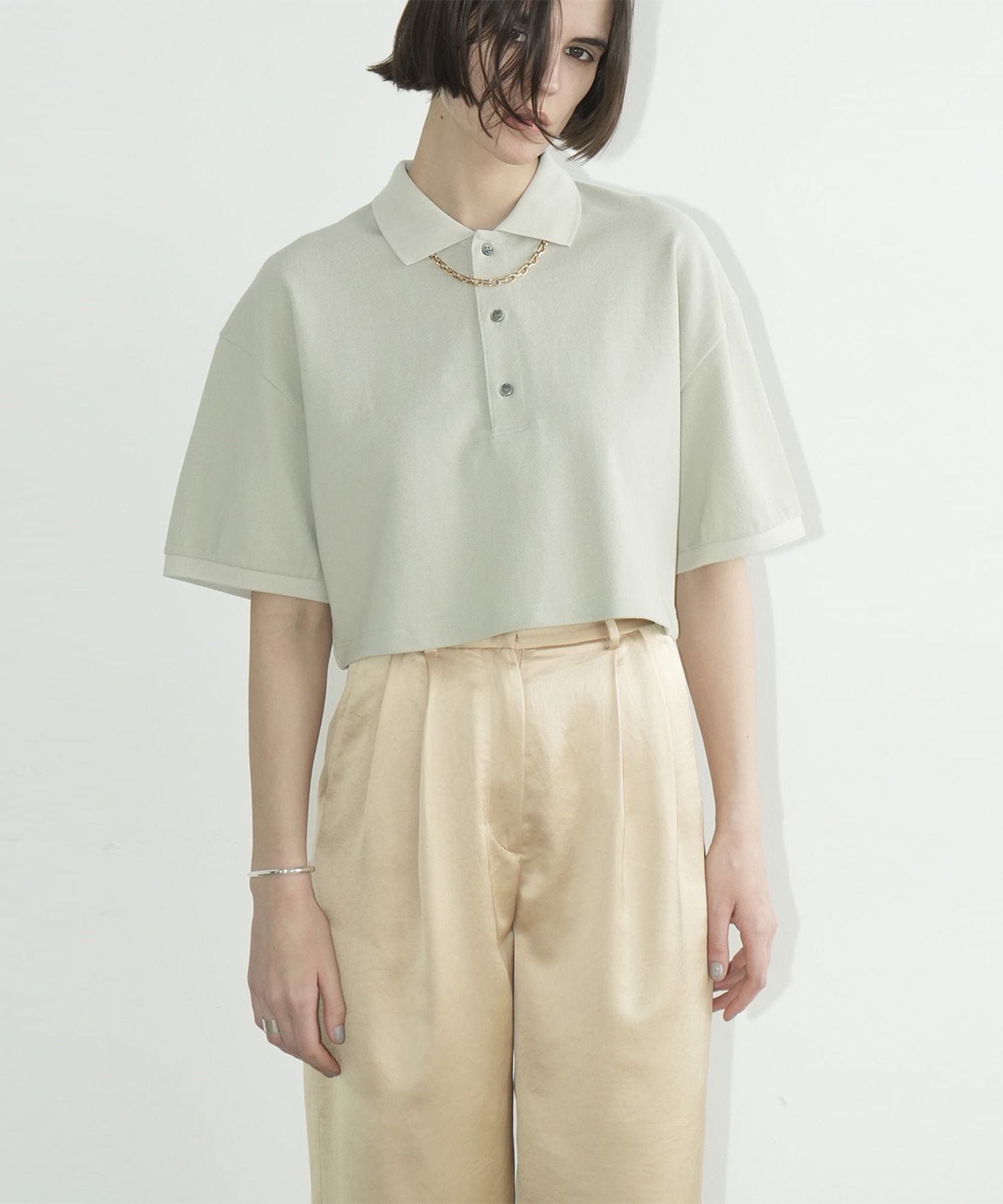 CROPPED POLO TOPS CLANE