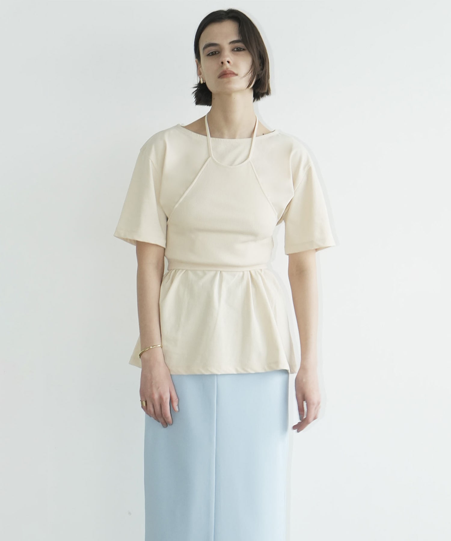 HALTER BUSTIER SET TEE CLANE