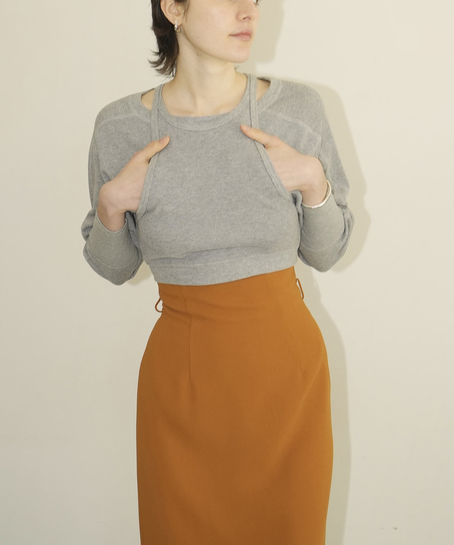 LAYRED BUSTIER THERMAL TOPS CLANE