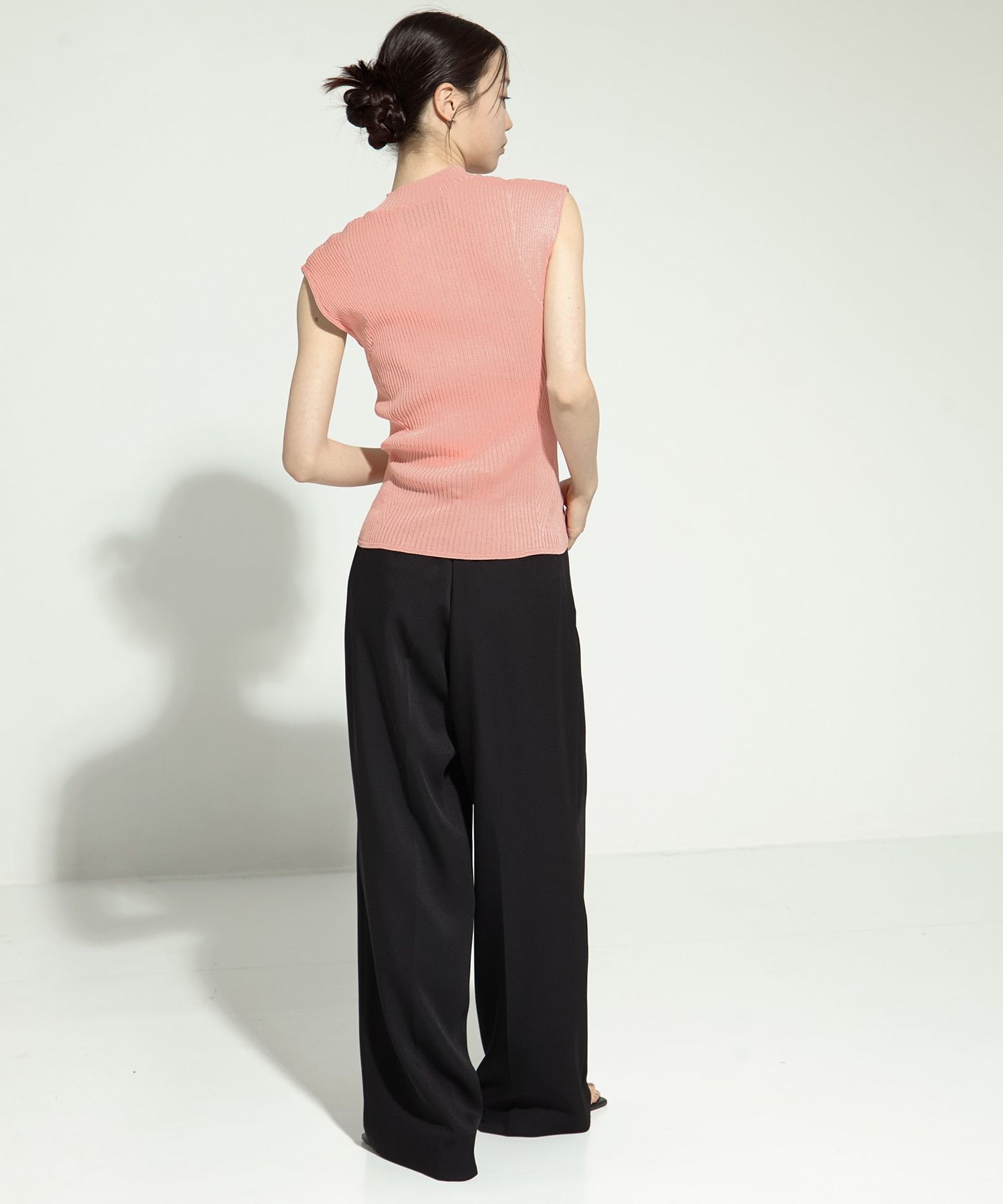 Sleeveless Rib Knit Top STUDIOUS