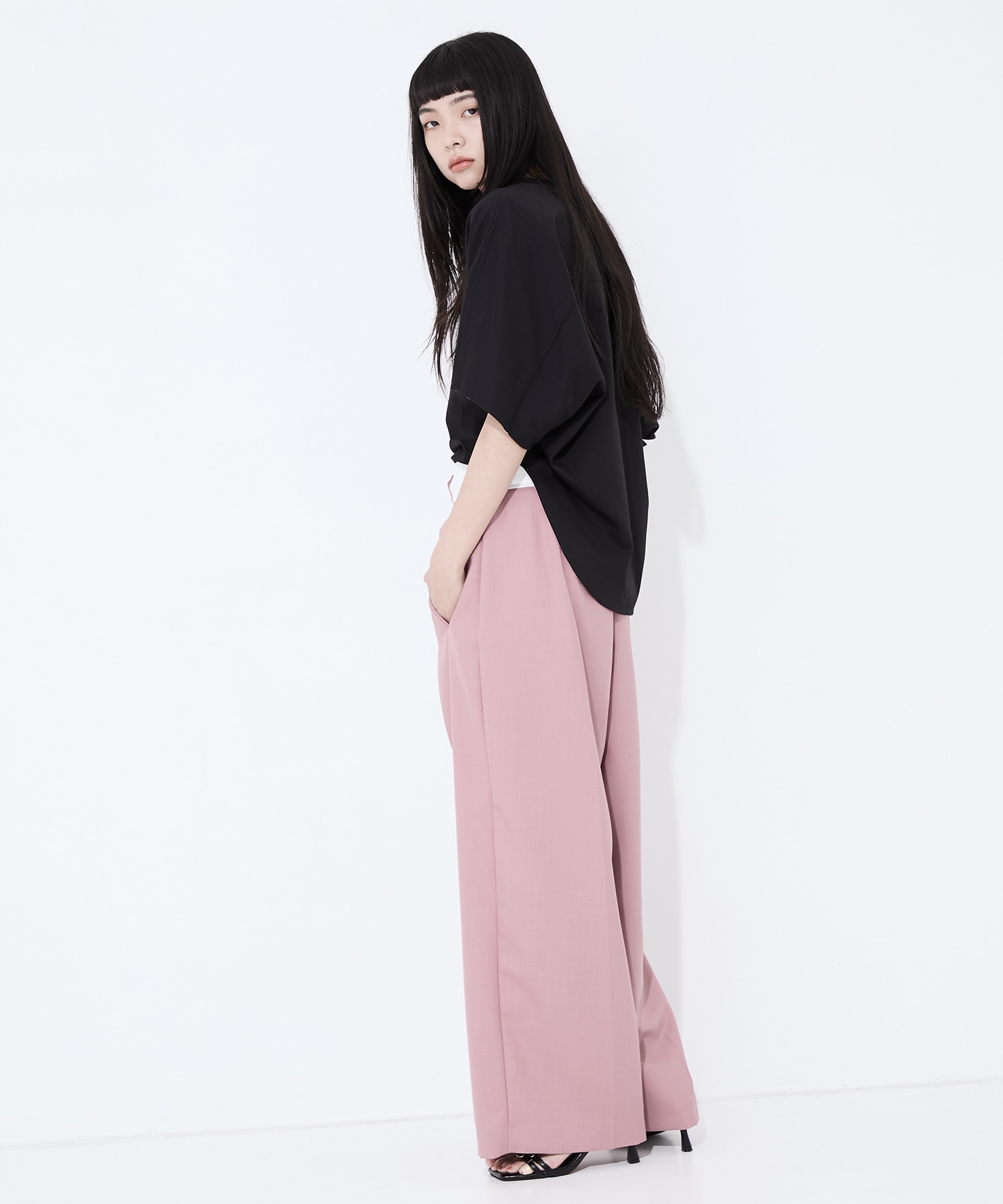 Asymmetric Front Trousers STUDIOUS