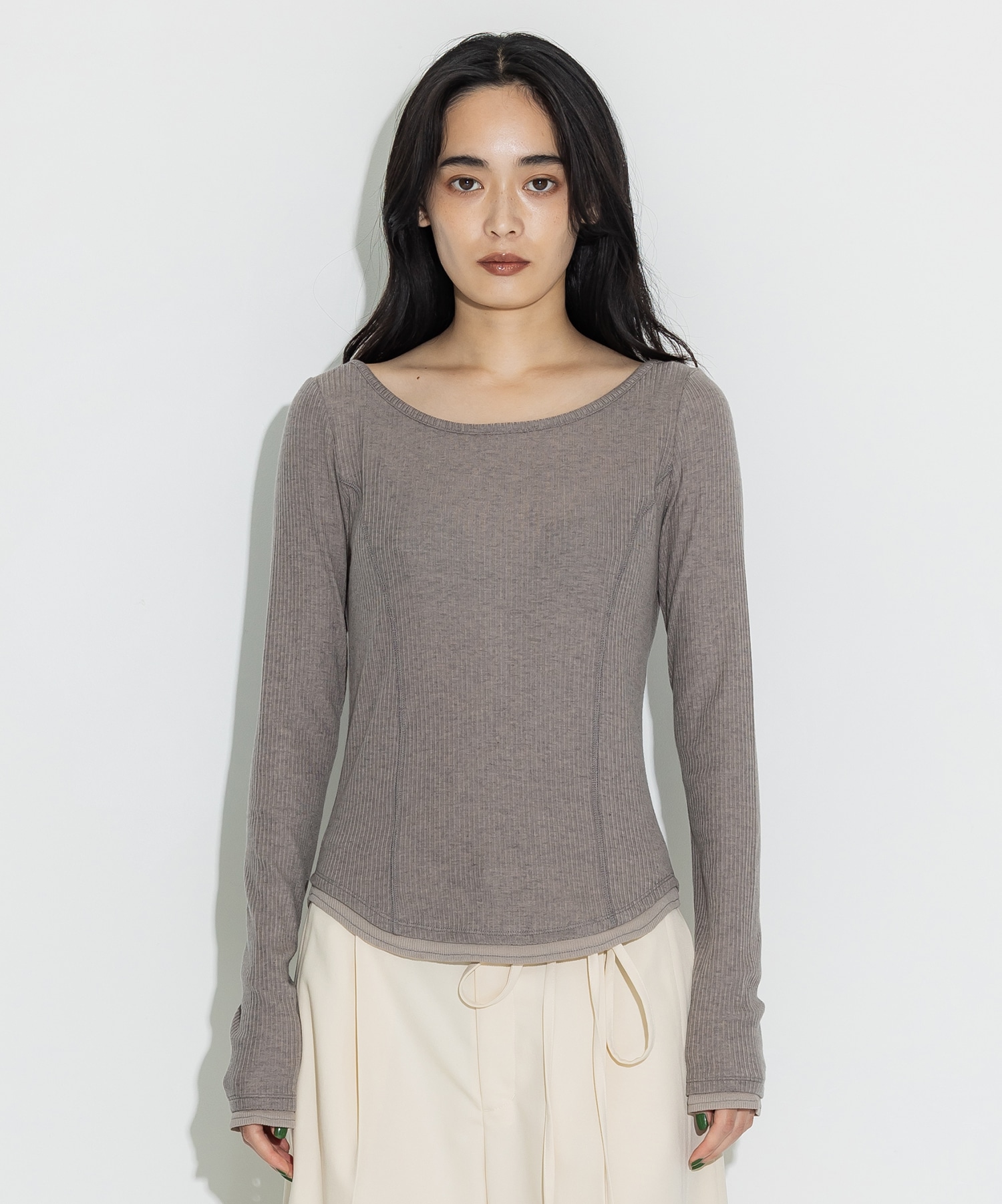 Cashmere Silk Wool Long Tee STUDIOUS