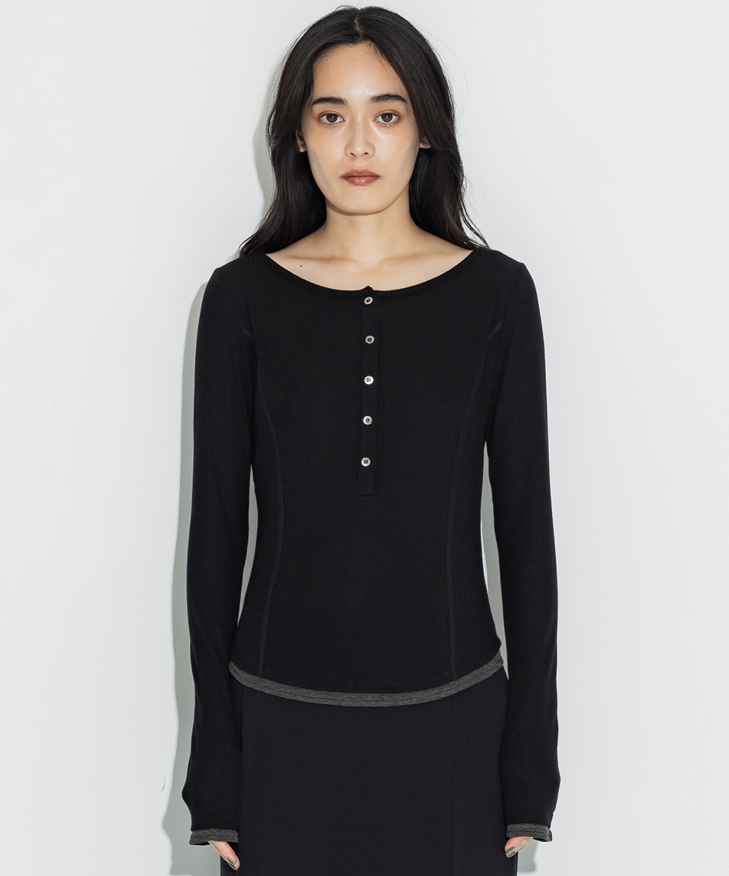 Cashmere Silk Wool Long Tee STUDIOUS