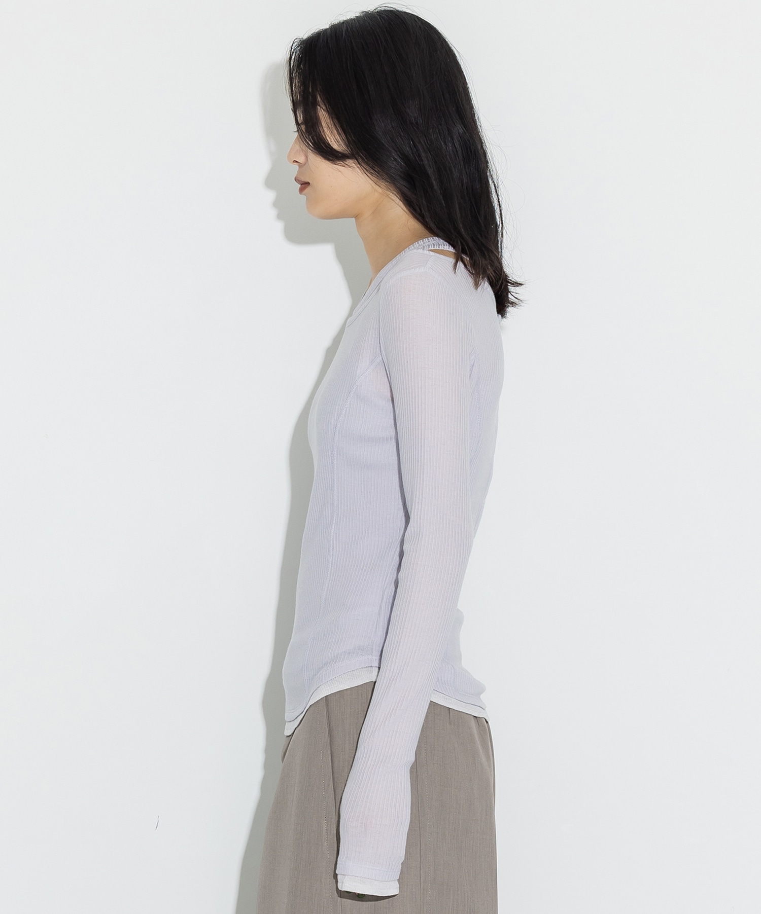 Cashmere Silk Wool Long Tee STUDIOUS