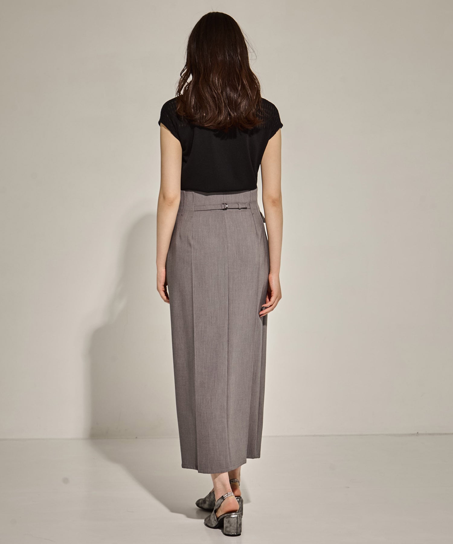 High Waist Tailored Skirt STUDIOUS