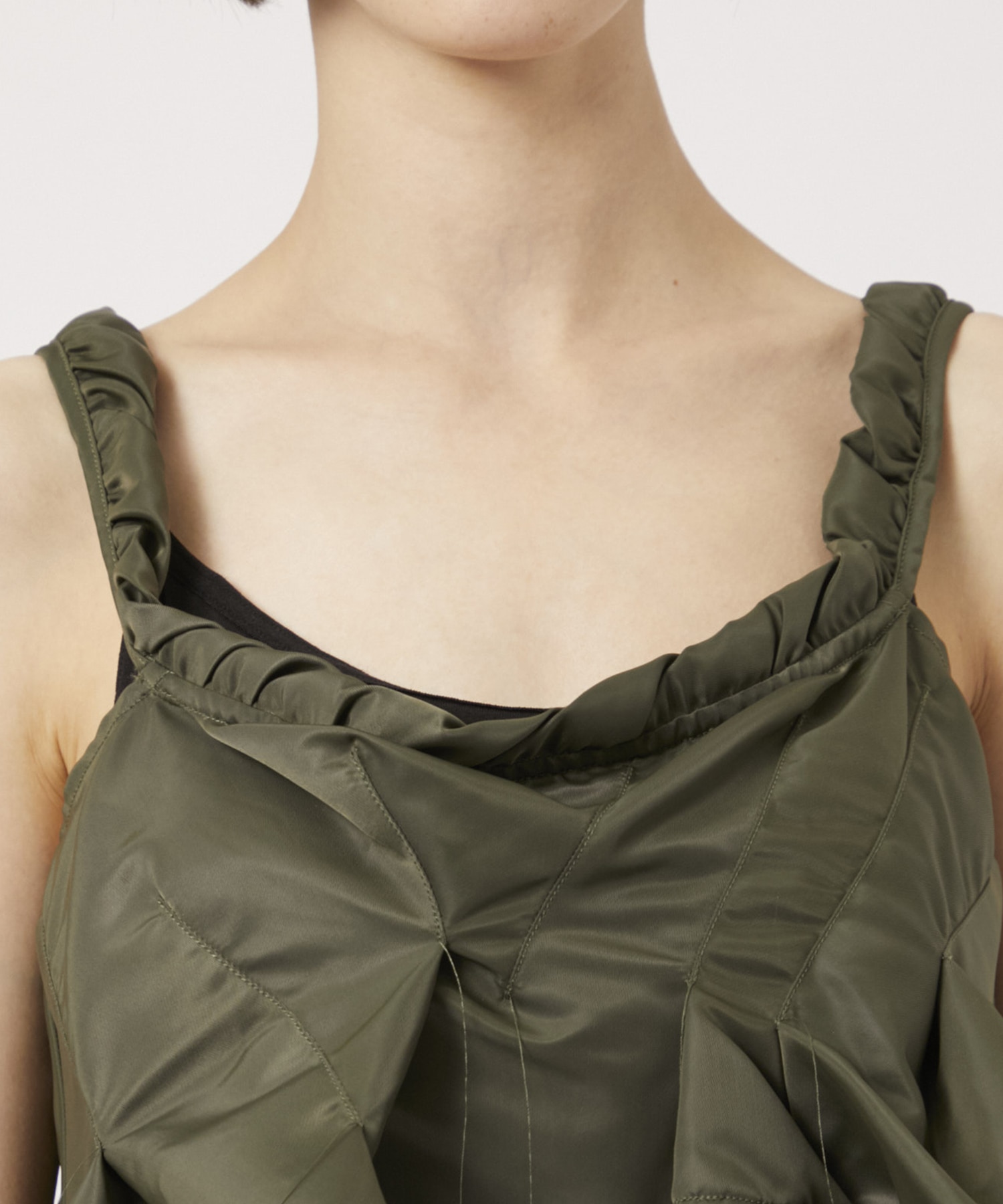 flared MA-1 bustier ODAKHA