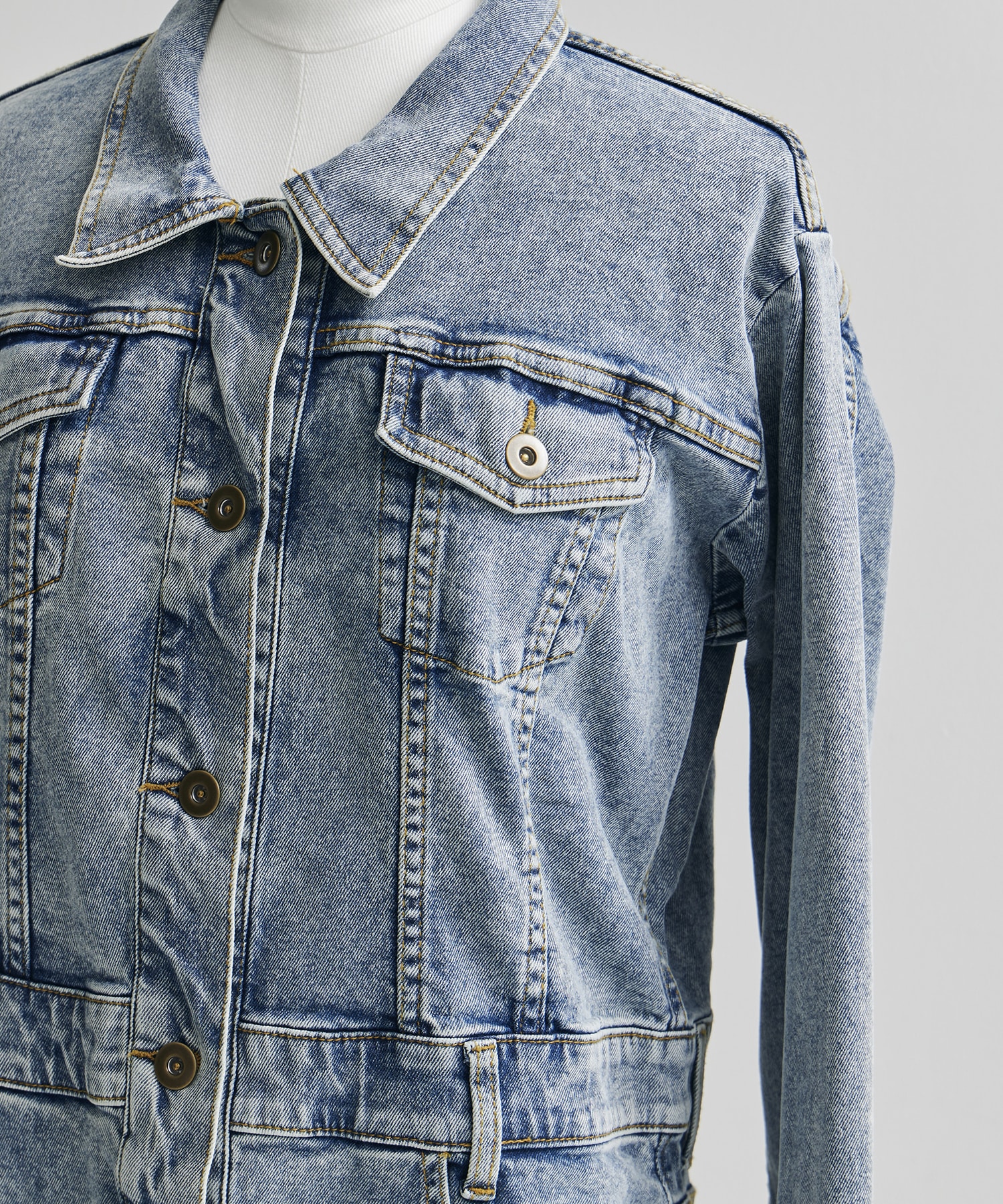 I LINE DENIM SHIRT DRESS AMERI