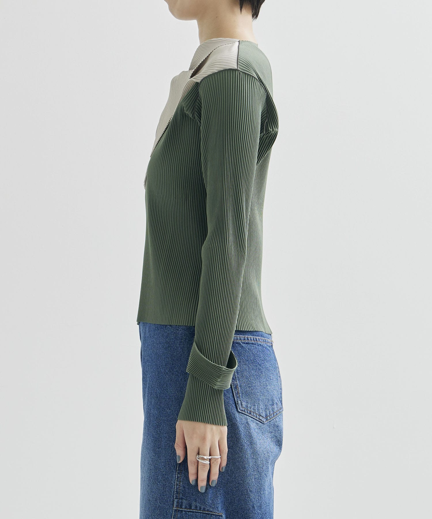 DRAPED NECK TOP kotohayokozawa