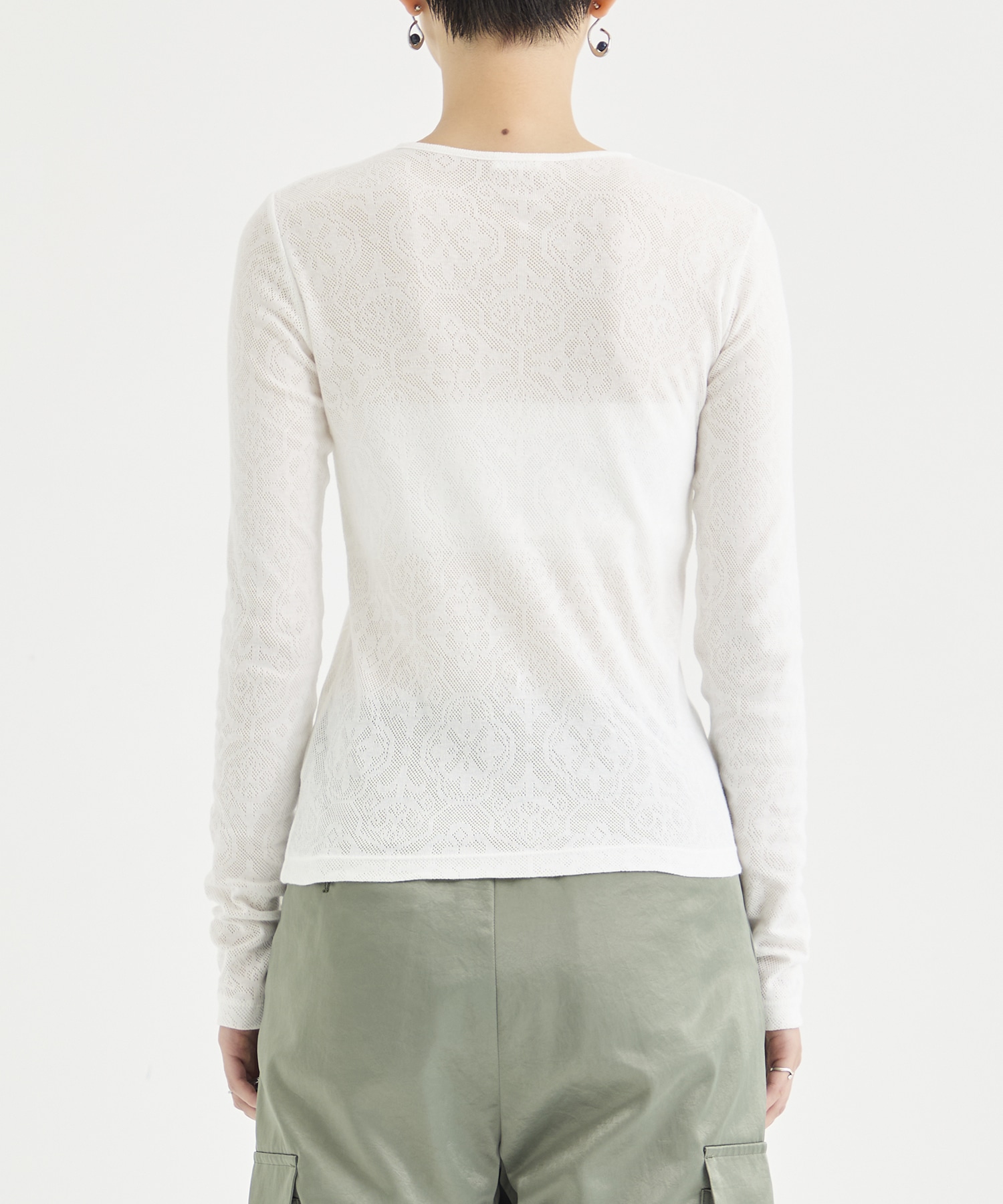 Flower Lace Long Sleeve INSCRIRE