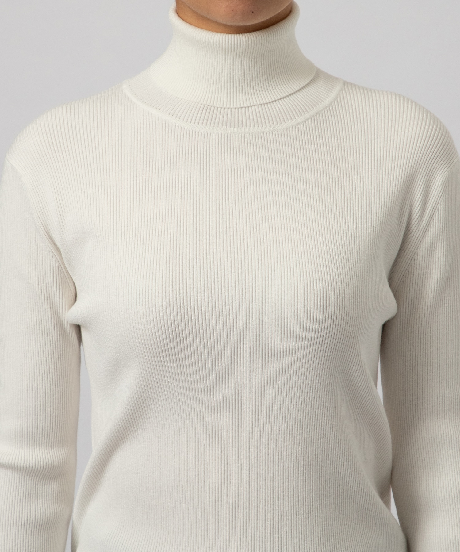 BEST TOUCH HIGH NECK KNIT TOP AMERI