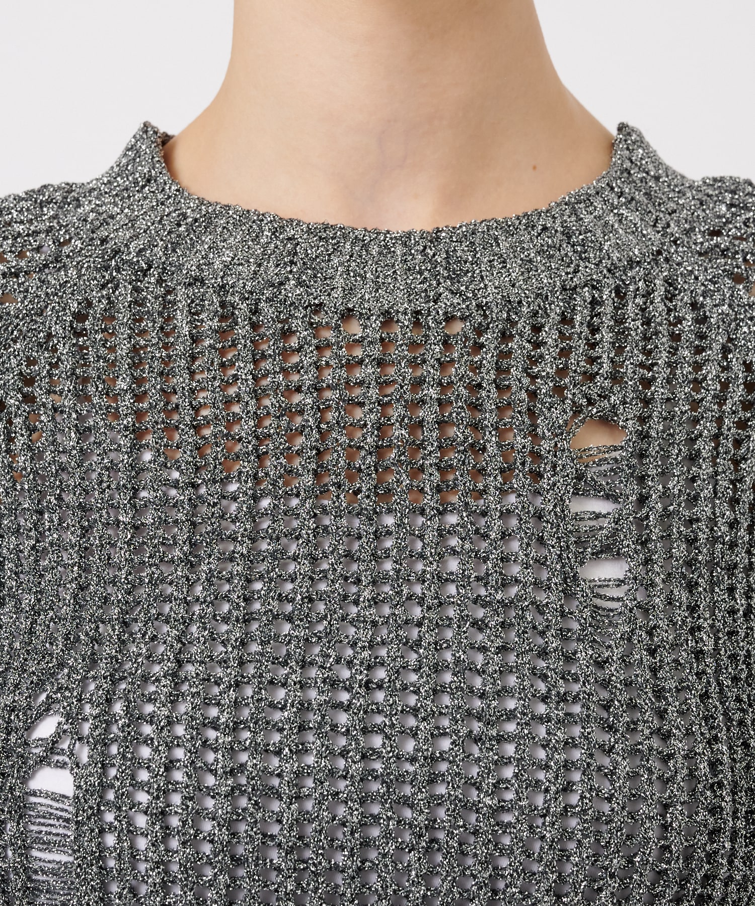 shiny seamless knit ODAKHA