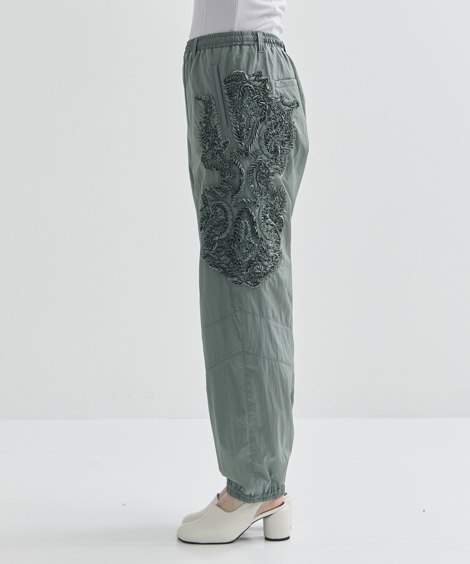 EMBROIDERY PANTS TAAKK