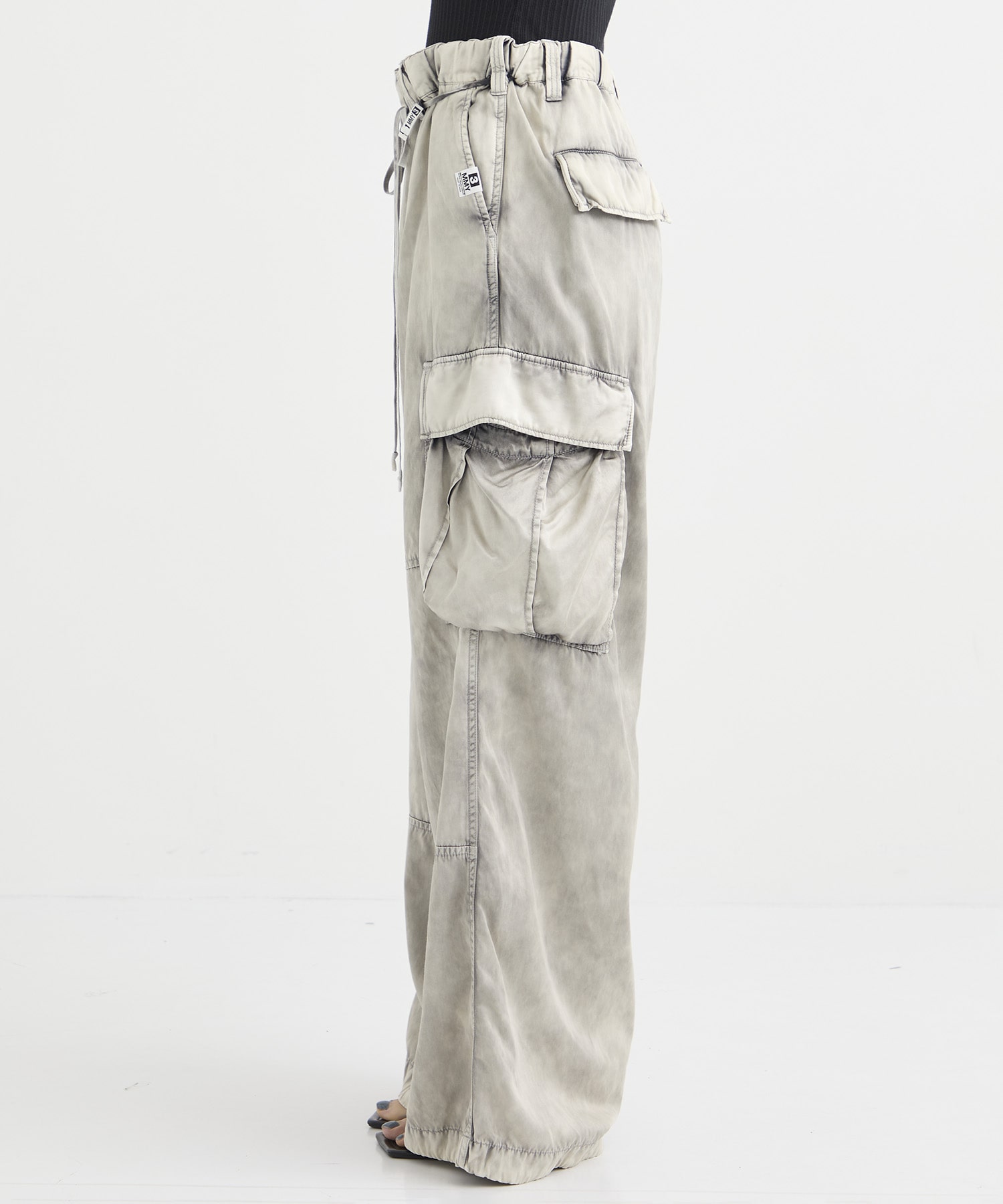 C/R SATIN CARGO PANTS Maison MIHARA YASUHIRO