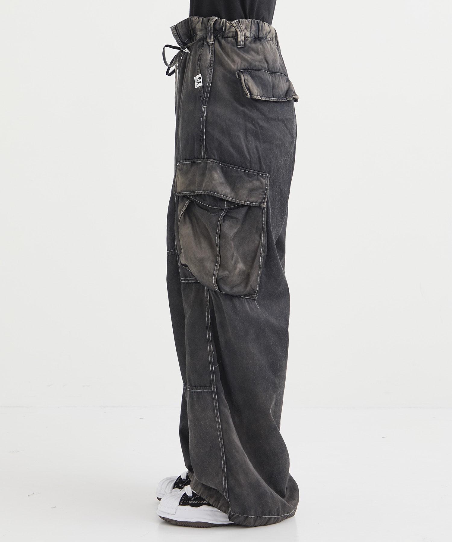 C/R SATIN CARGO PANTS Maison MIHARA YASUHIRO