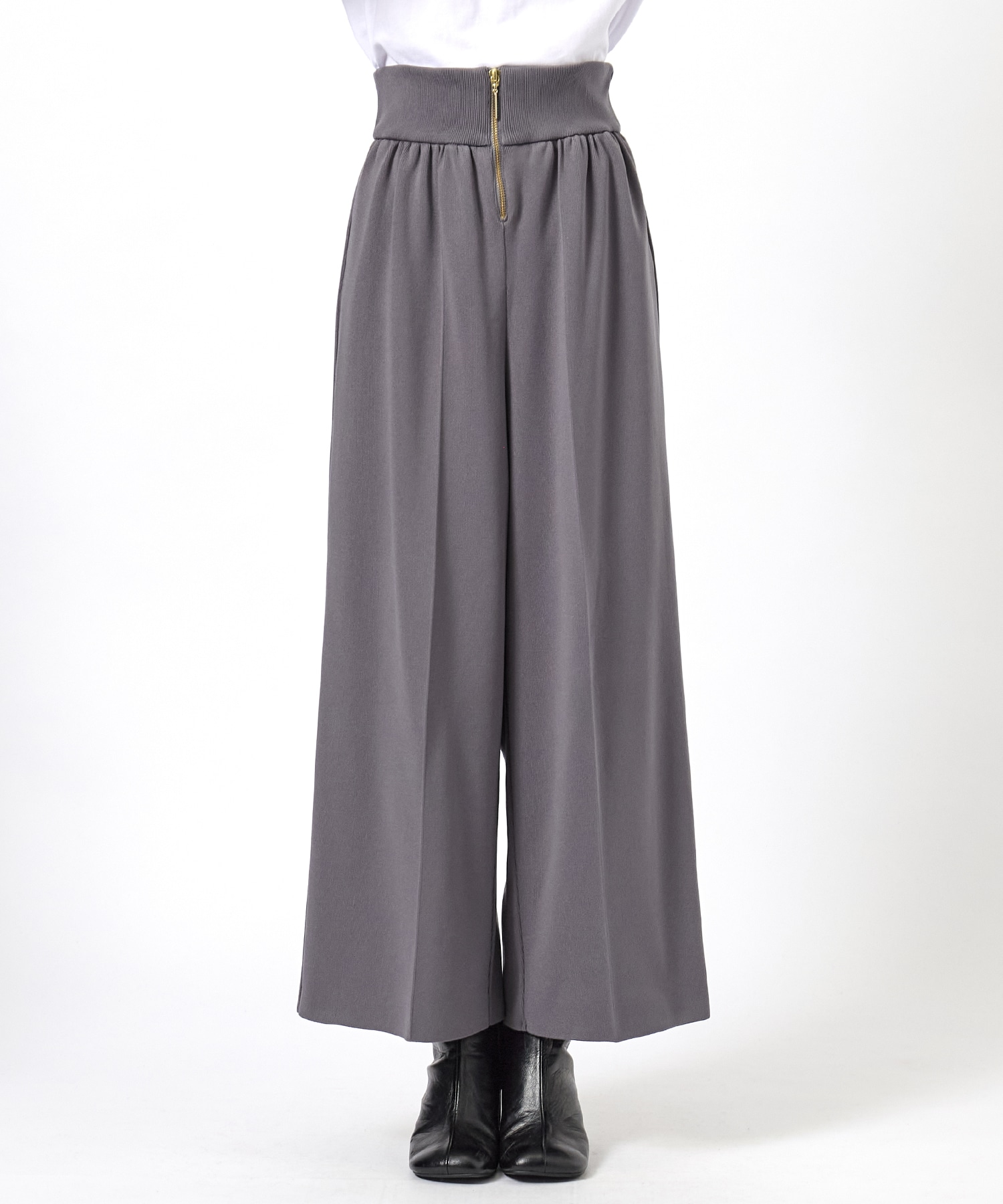 HIGH STRETCH KNIT SLACKS MUKASA