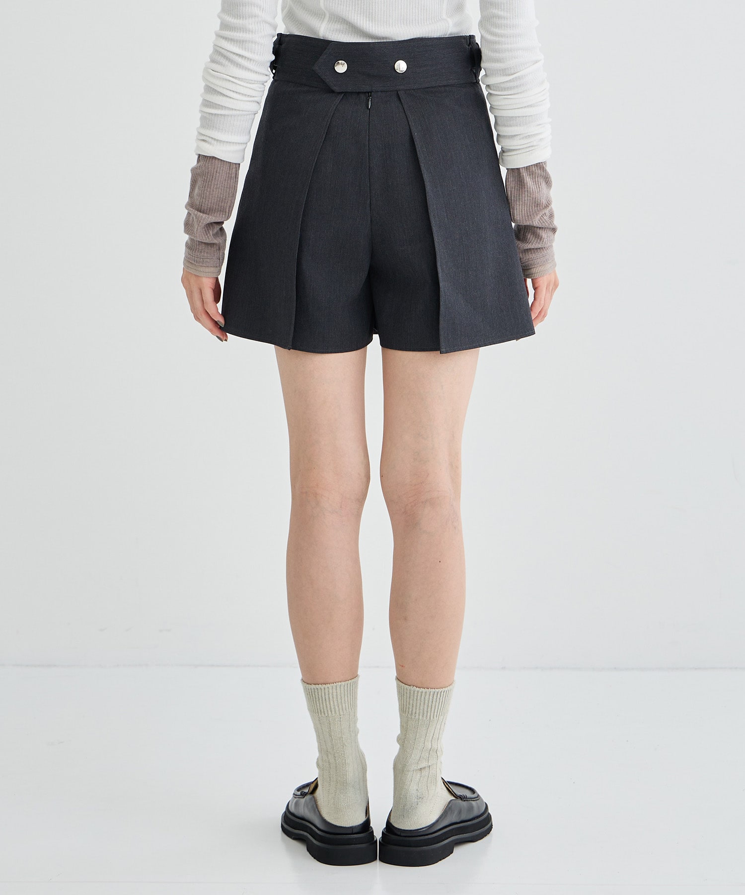 RERACS LAYERED SKIRT SHORTS THE RERACS