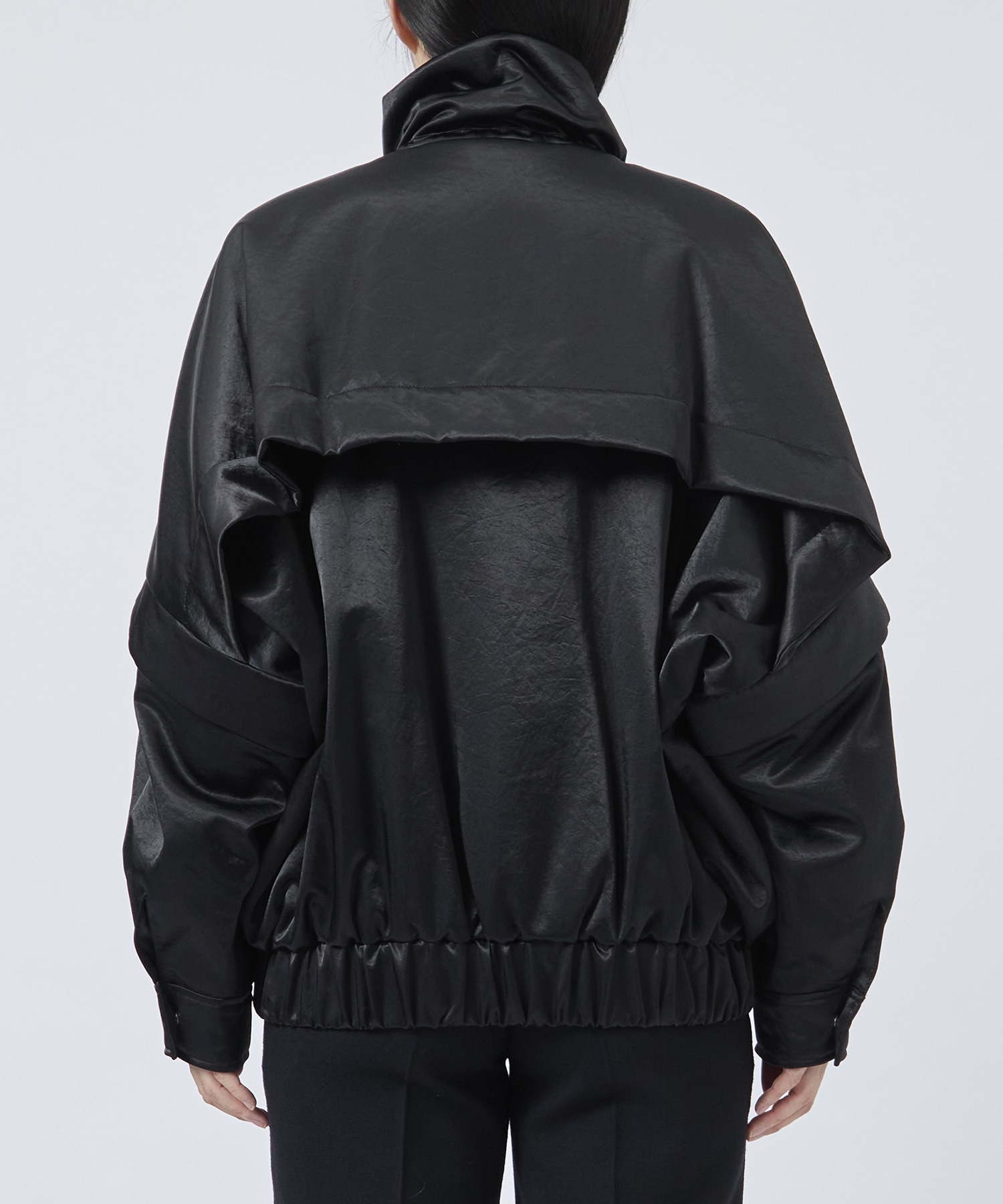 Satin padded detachable bomber 08sircus