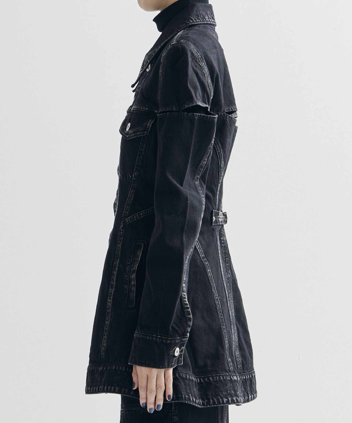 DENIM SLIT JACKET FETICO