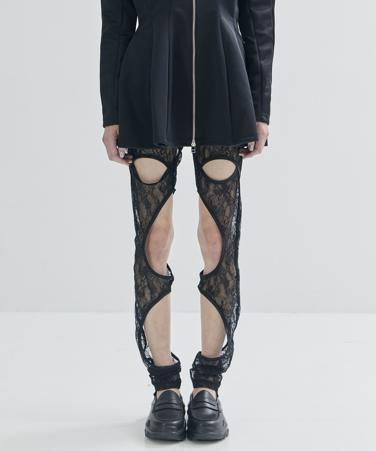 cyber lace leggings AKIKOAOKI