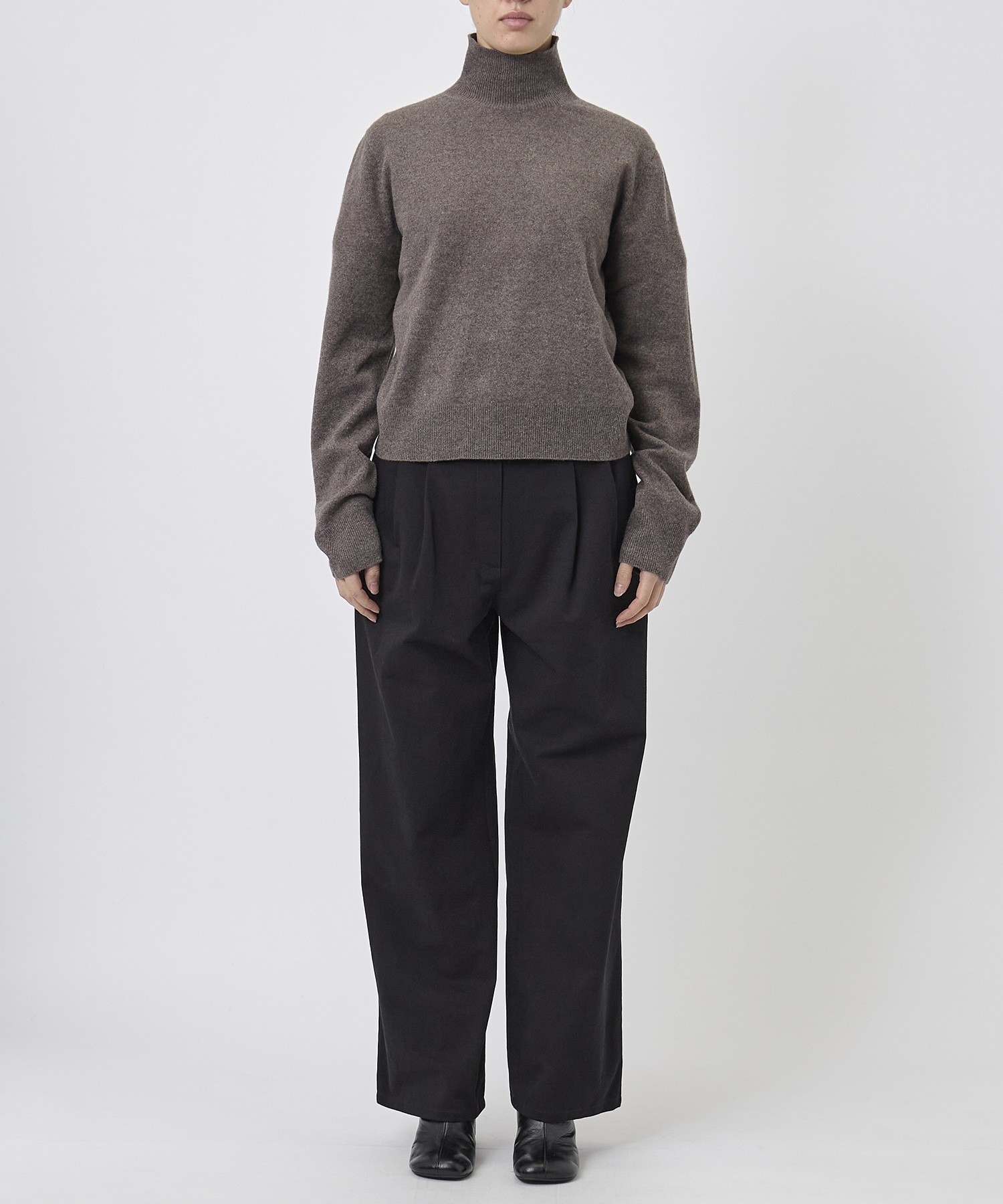 Wool Cashmere Turtle Knit TODAYFUL