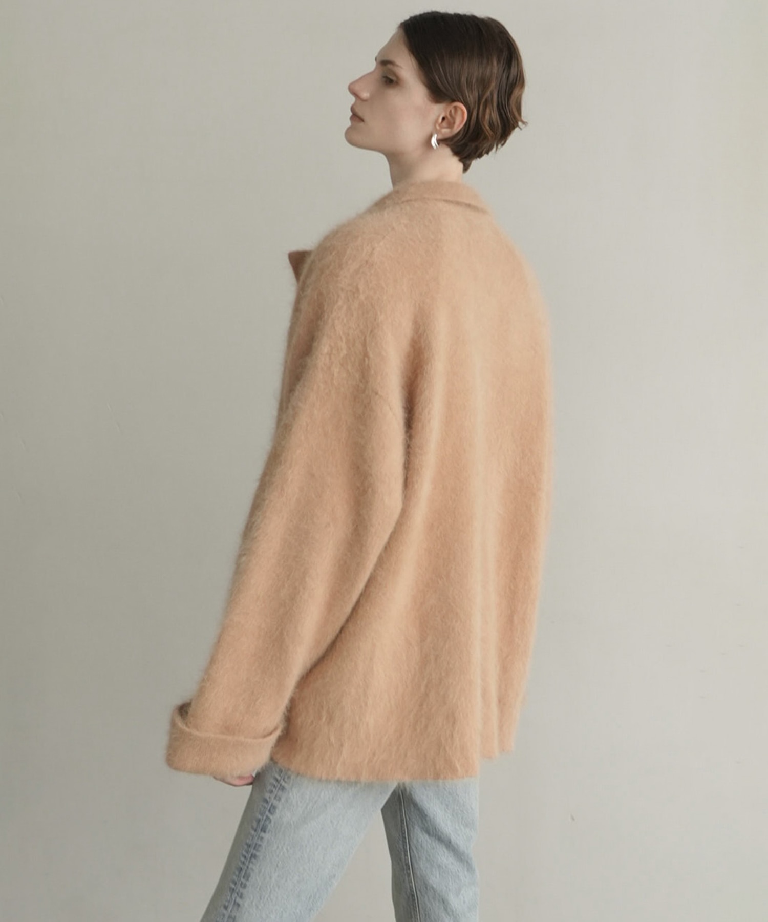 ANGOLA TAILORED KNIT JACKET CLANE