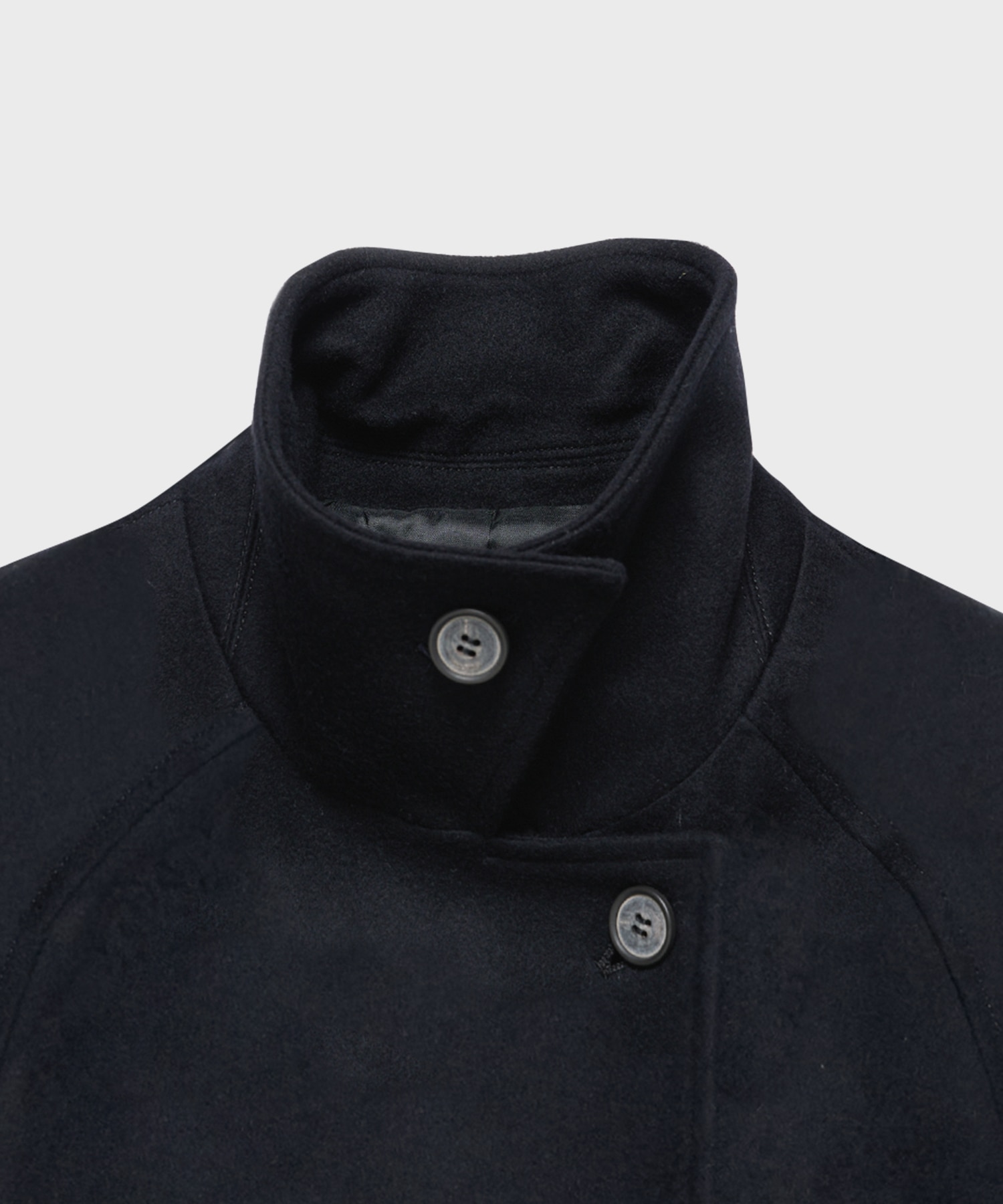 Stand Collar Wool Coat STUDIOUS