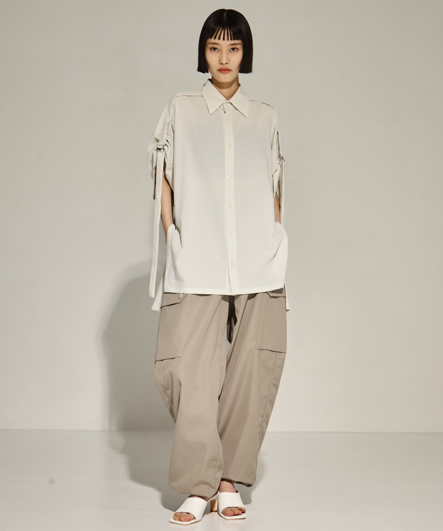 Sleeve Belt Shirt UJOH
