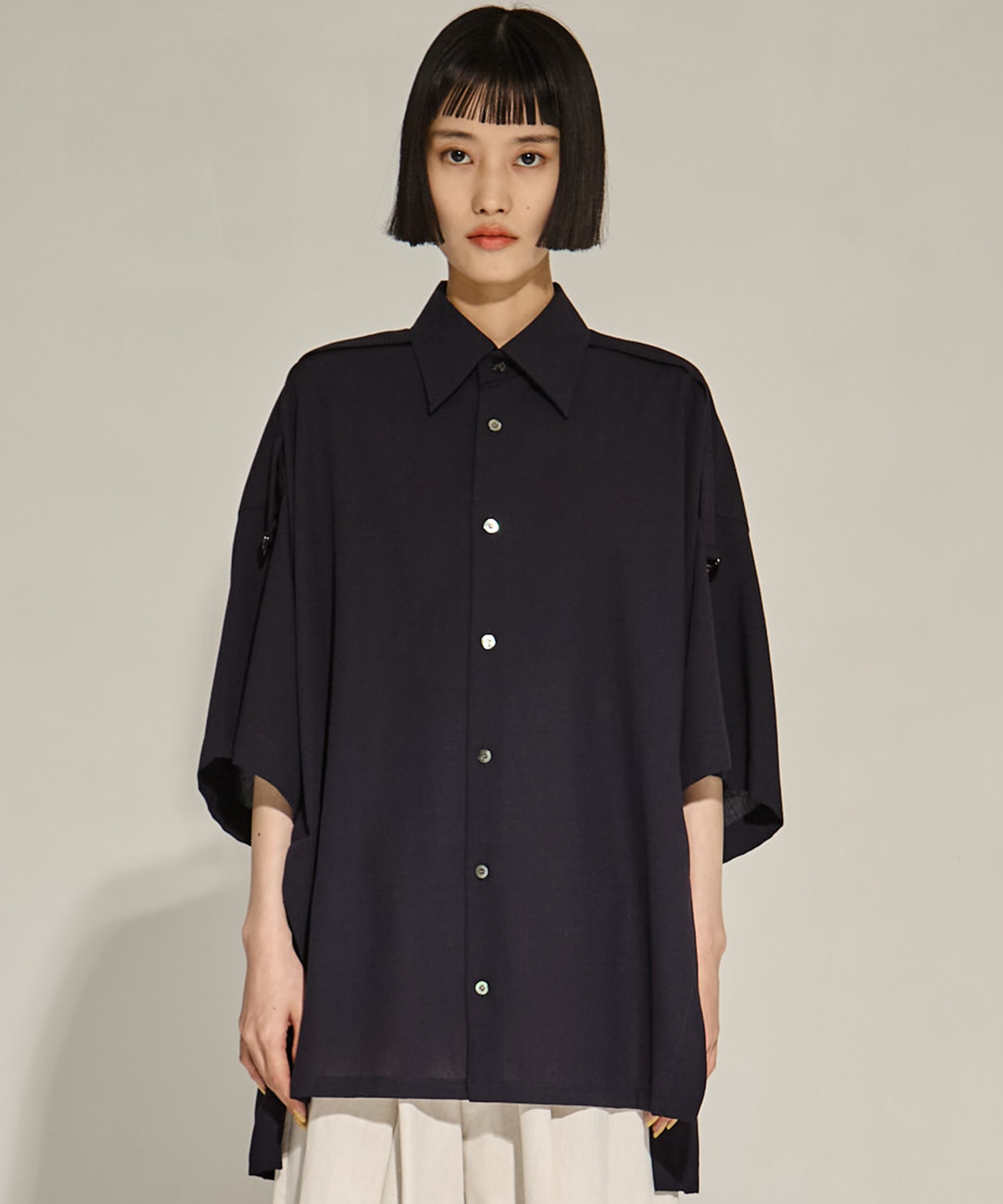 Sleeve Belt Shirt UJOH