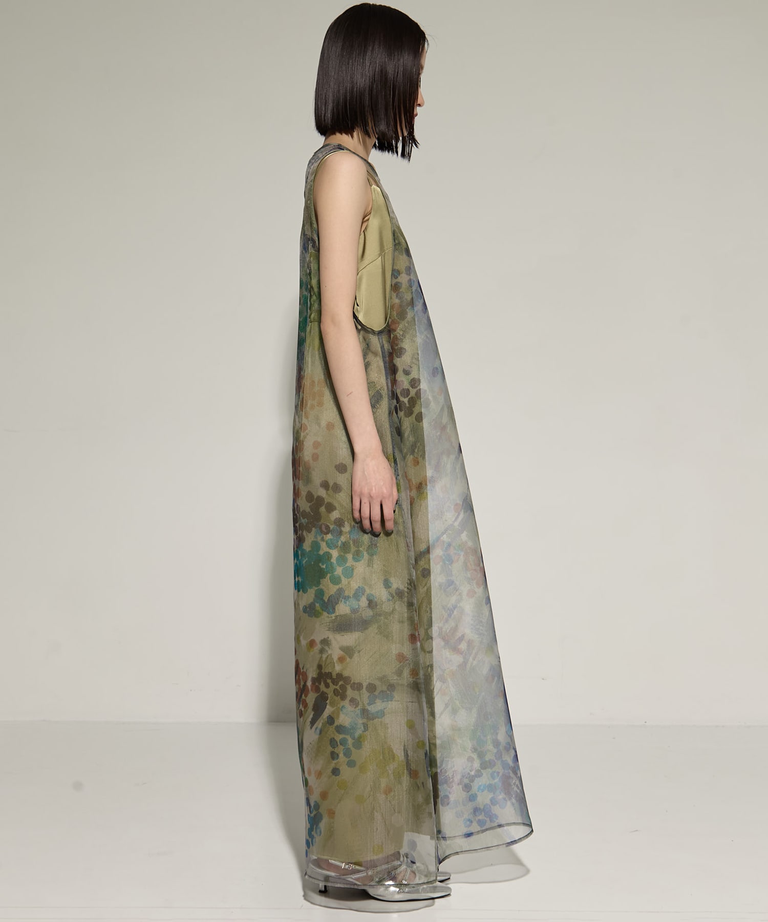 STAMP ART LAYERED DRESS AMERI