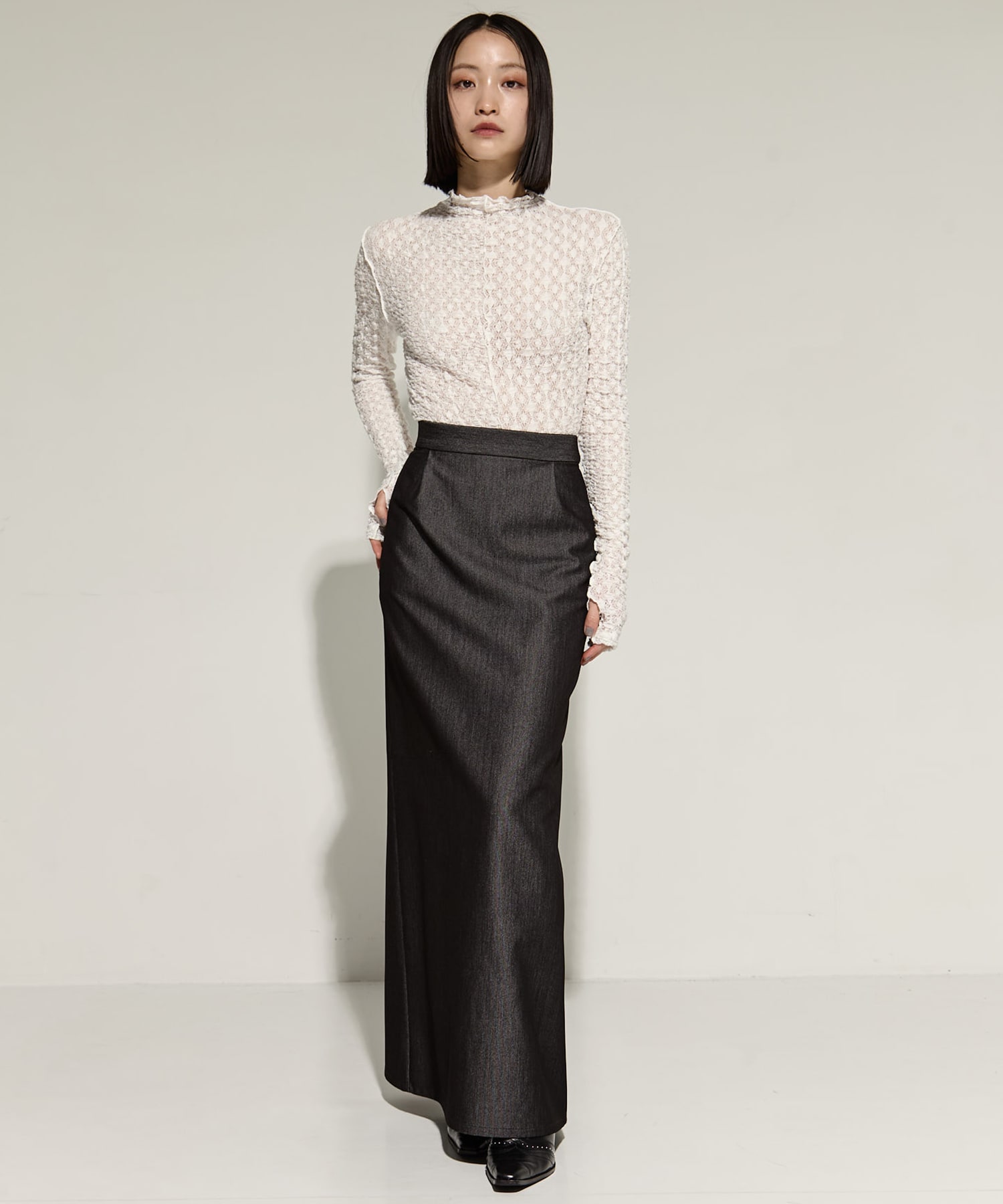 CAMISOLE SET EXTRA LONG SKIRT DRESS AMERI