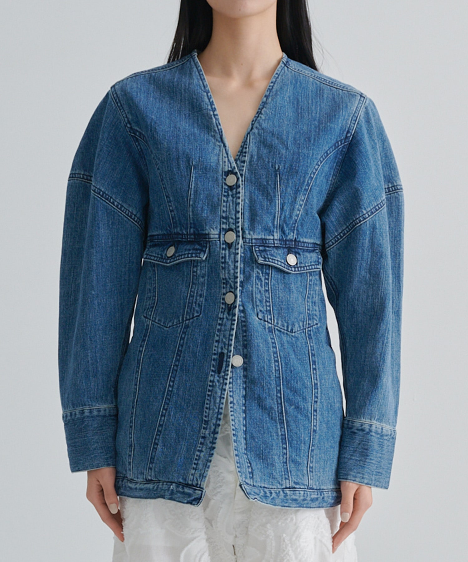 Helene denim jacket BL AKIRANAKA