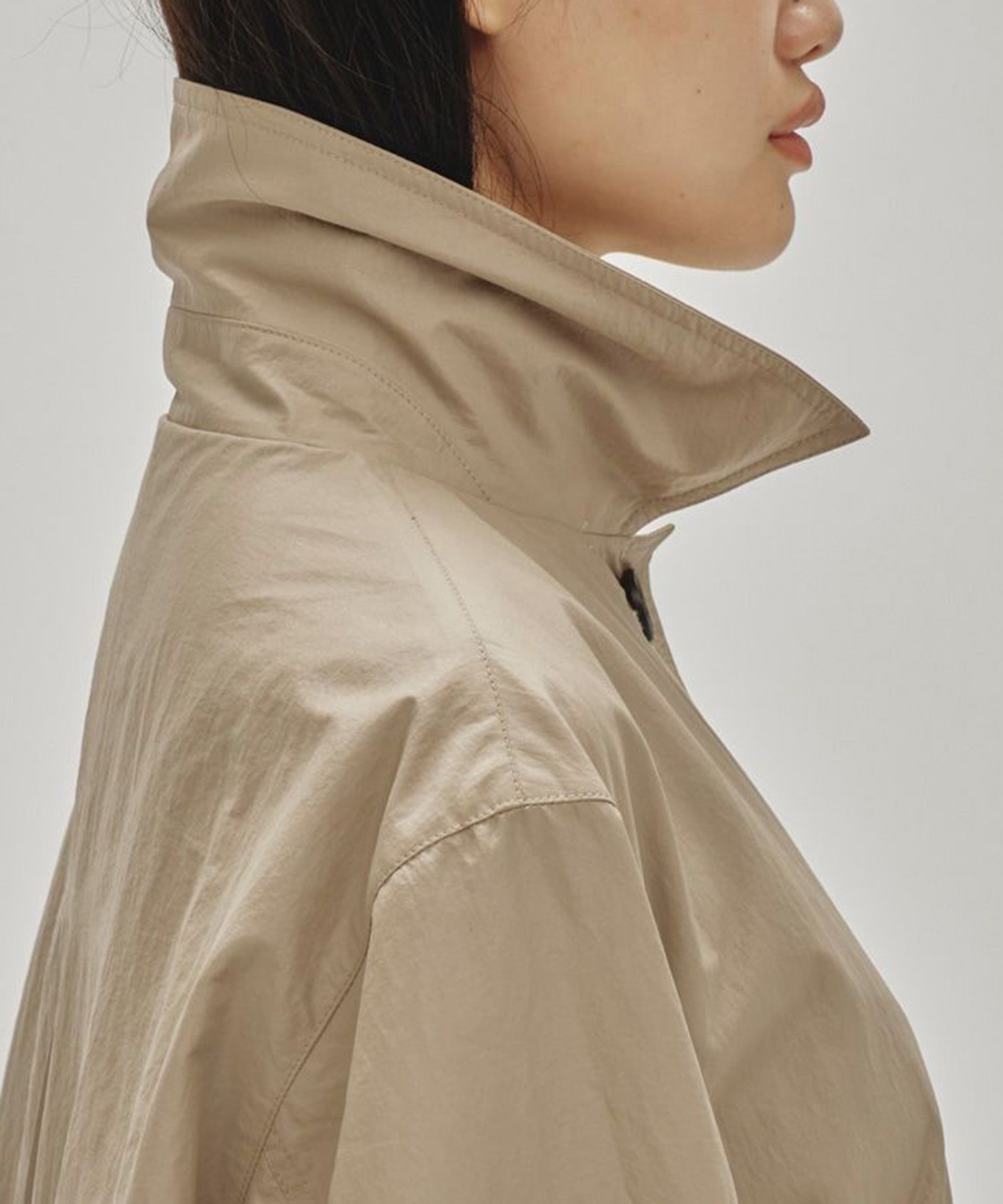Nylon Soutiencollar Coat TODAYFUL