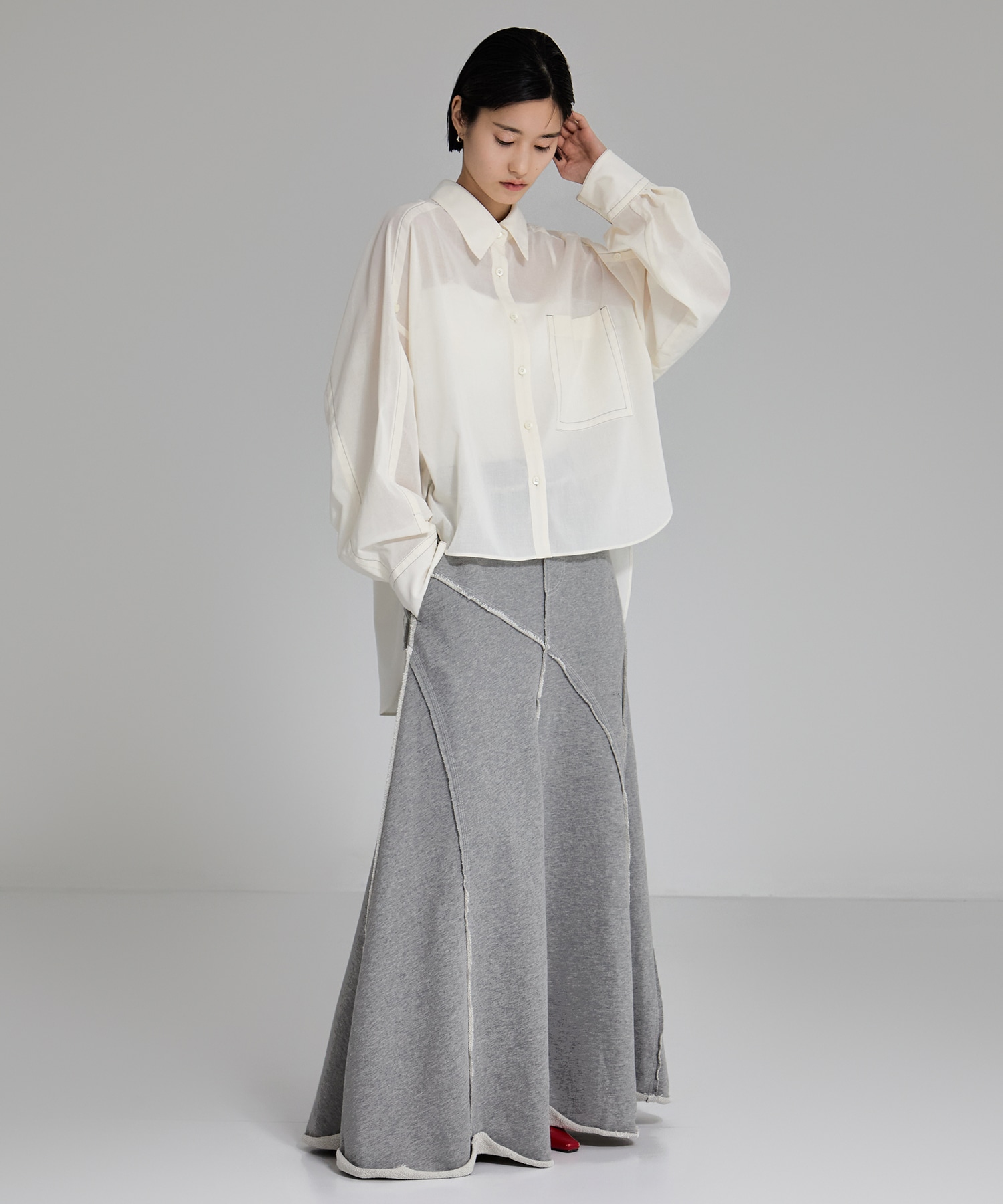 Matte Sheer Over Shirt STUDIOUS