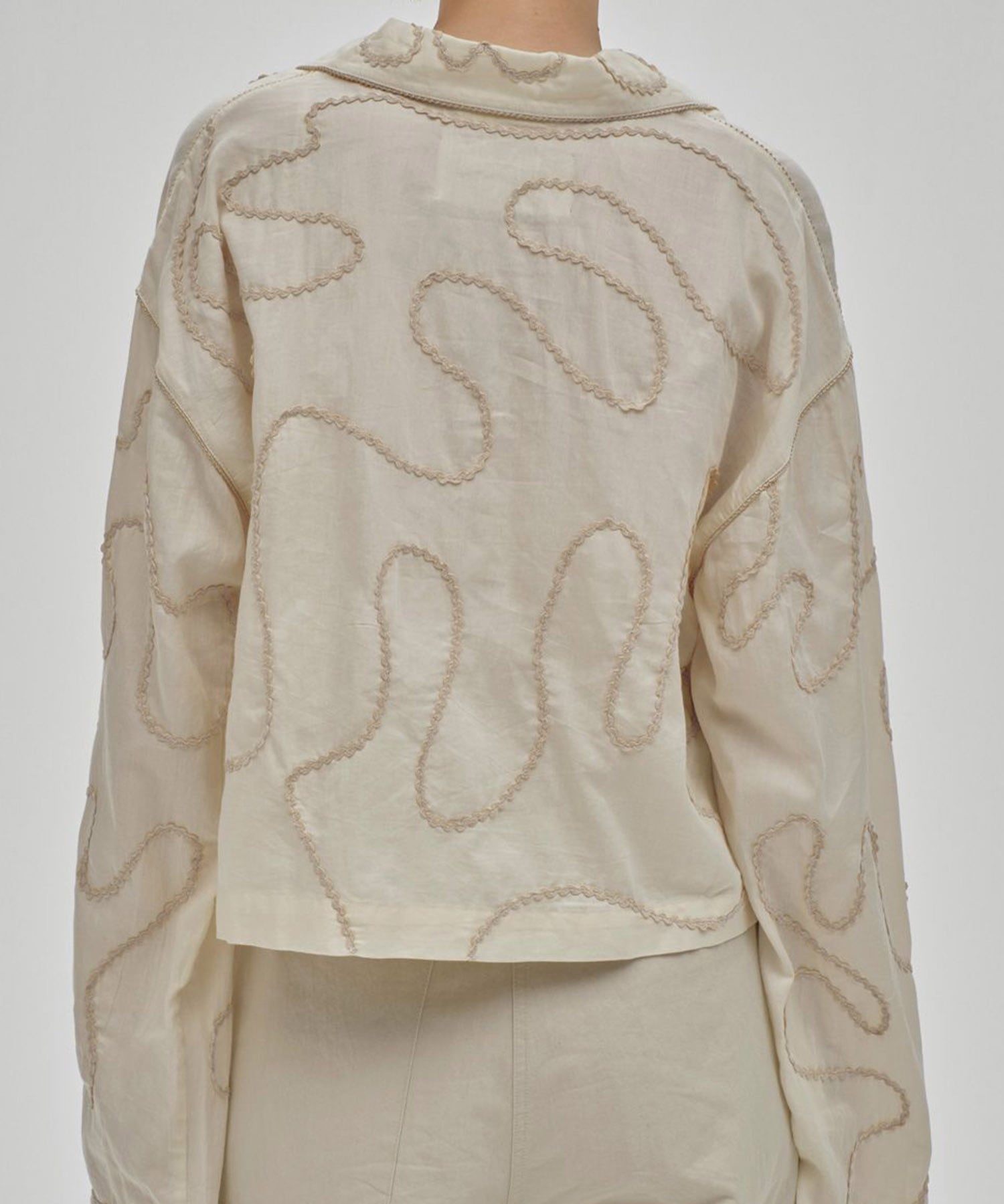 Embroidery Pajamas Shirts TODAYFUL