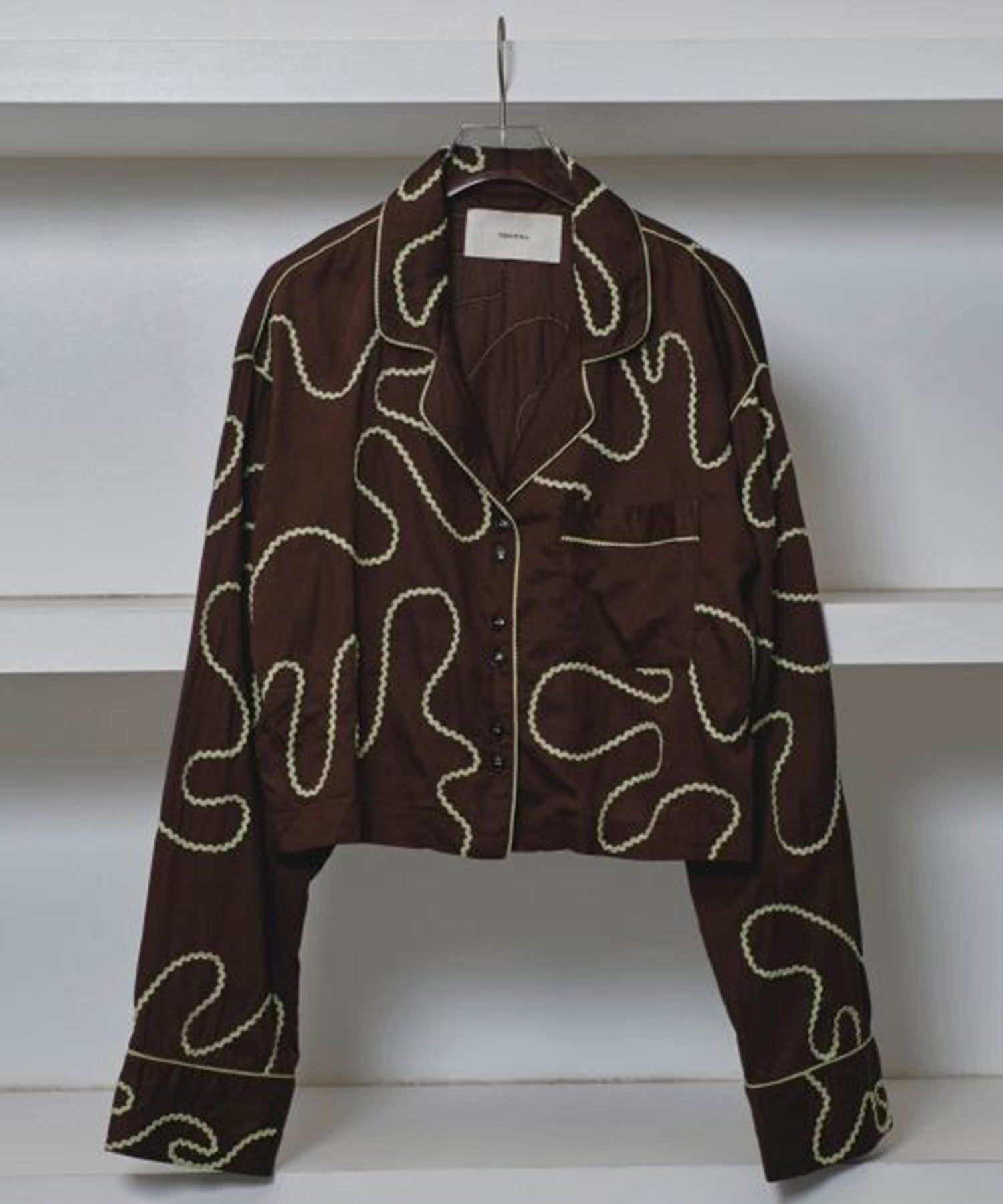 Embroidery Pajamas Shirts TODAYFUL