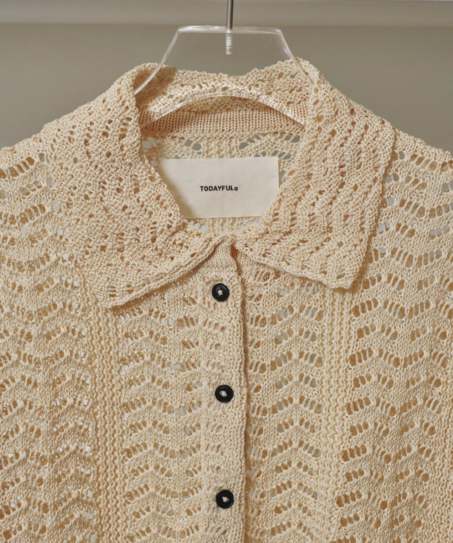 Lace Knit Shirts TODAYFUL