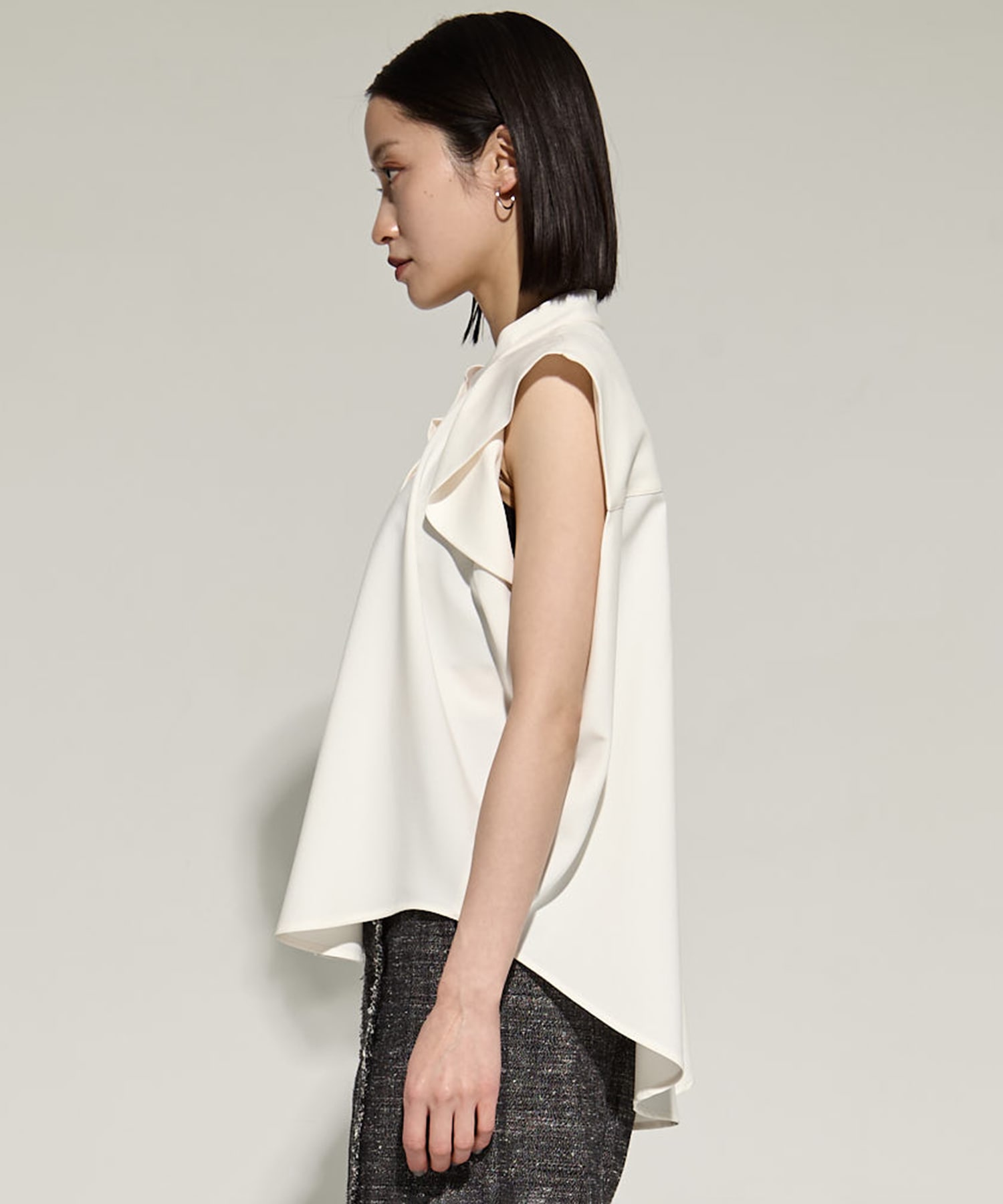French Sleeve Drape Shirt STUDIOUS