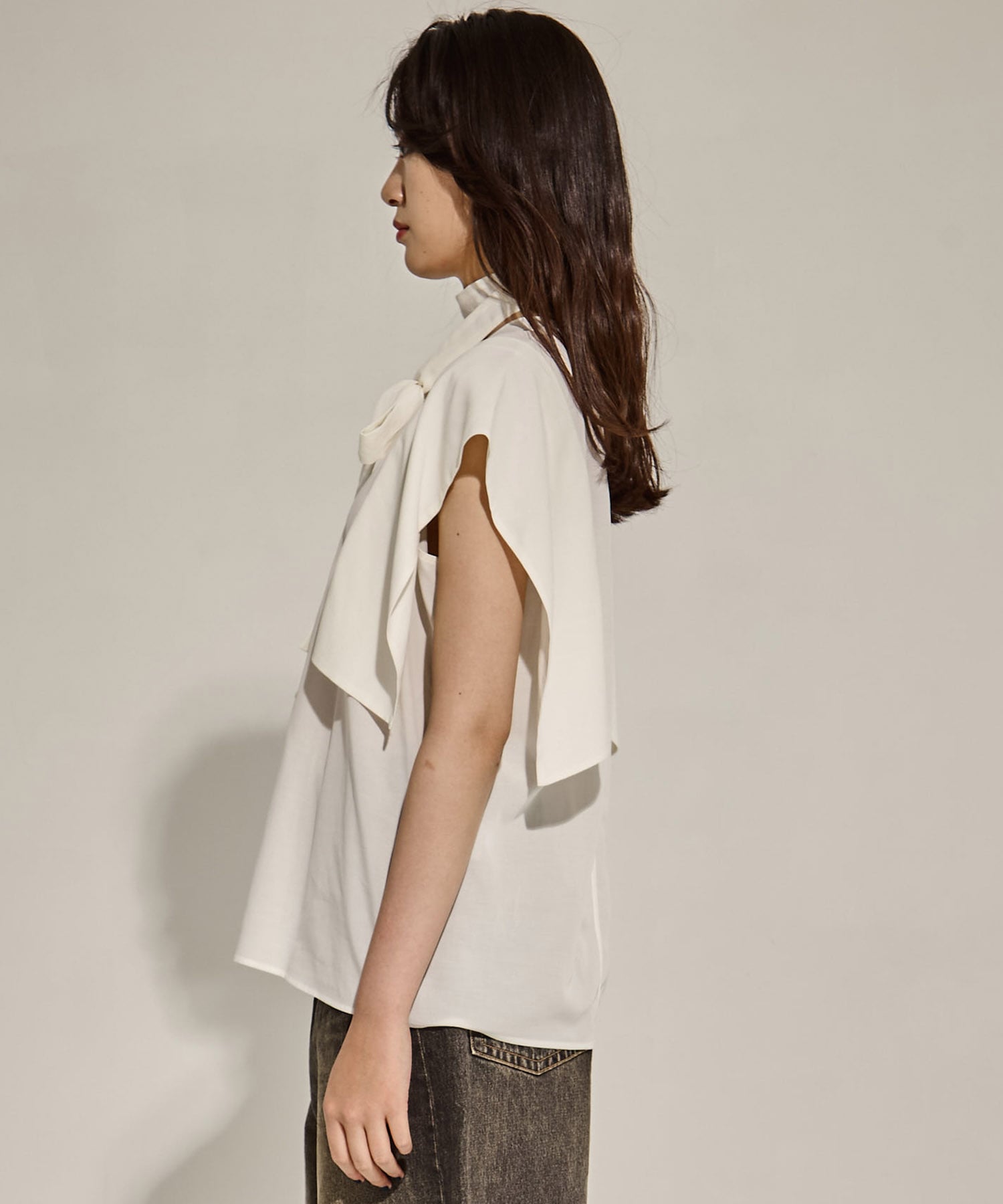 SQUARE SLEEVE BLOUSE CLANE