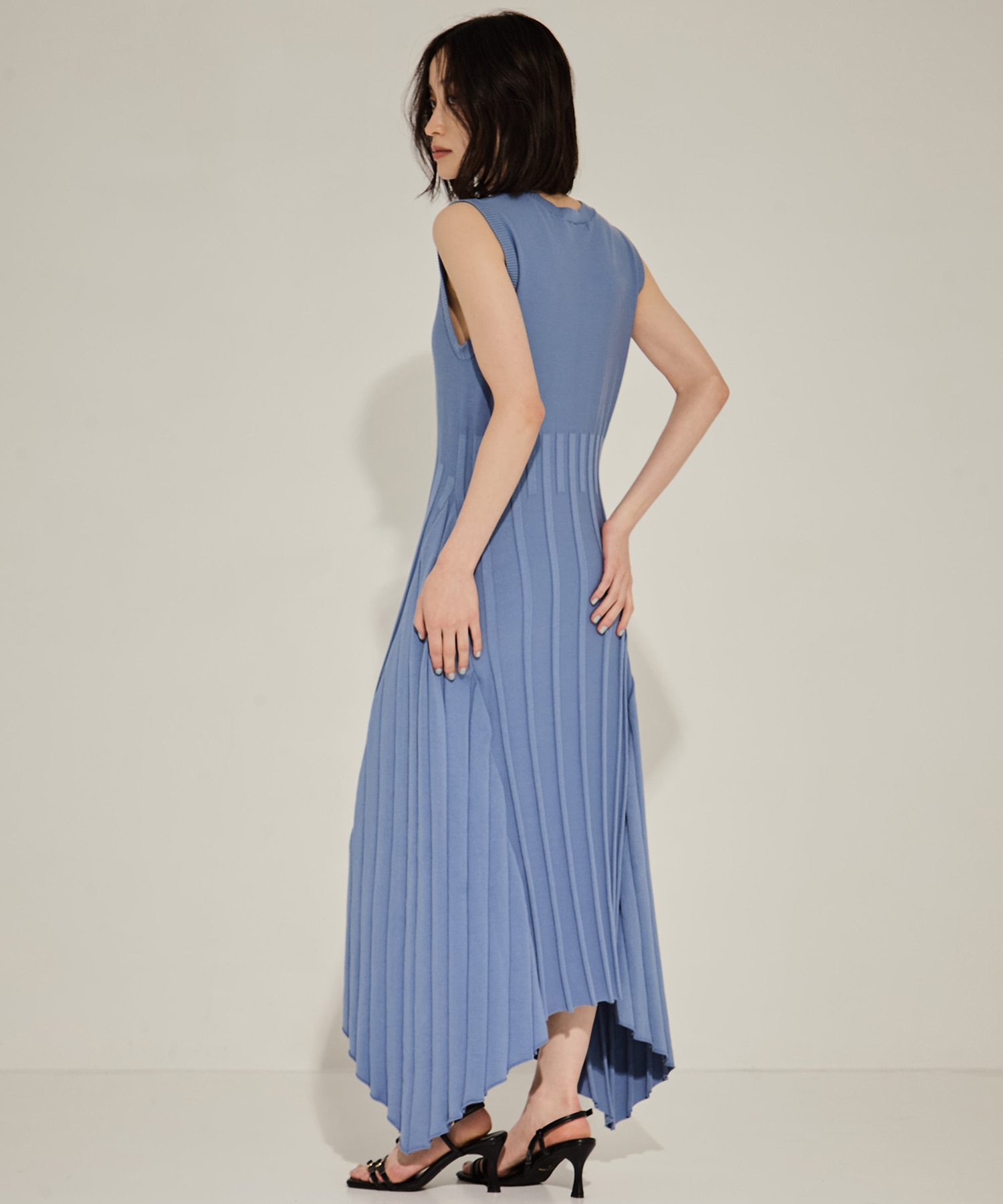 別注NO SLEEVE KNIT DRESS CINOH